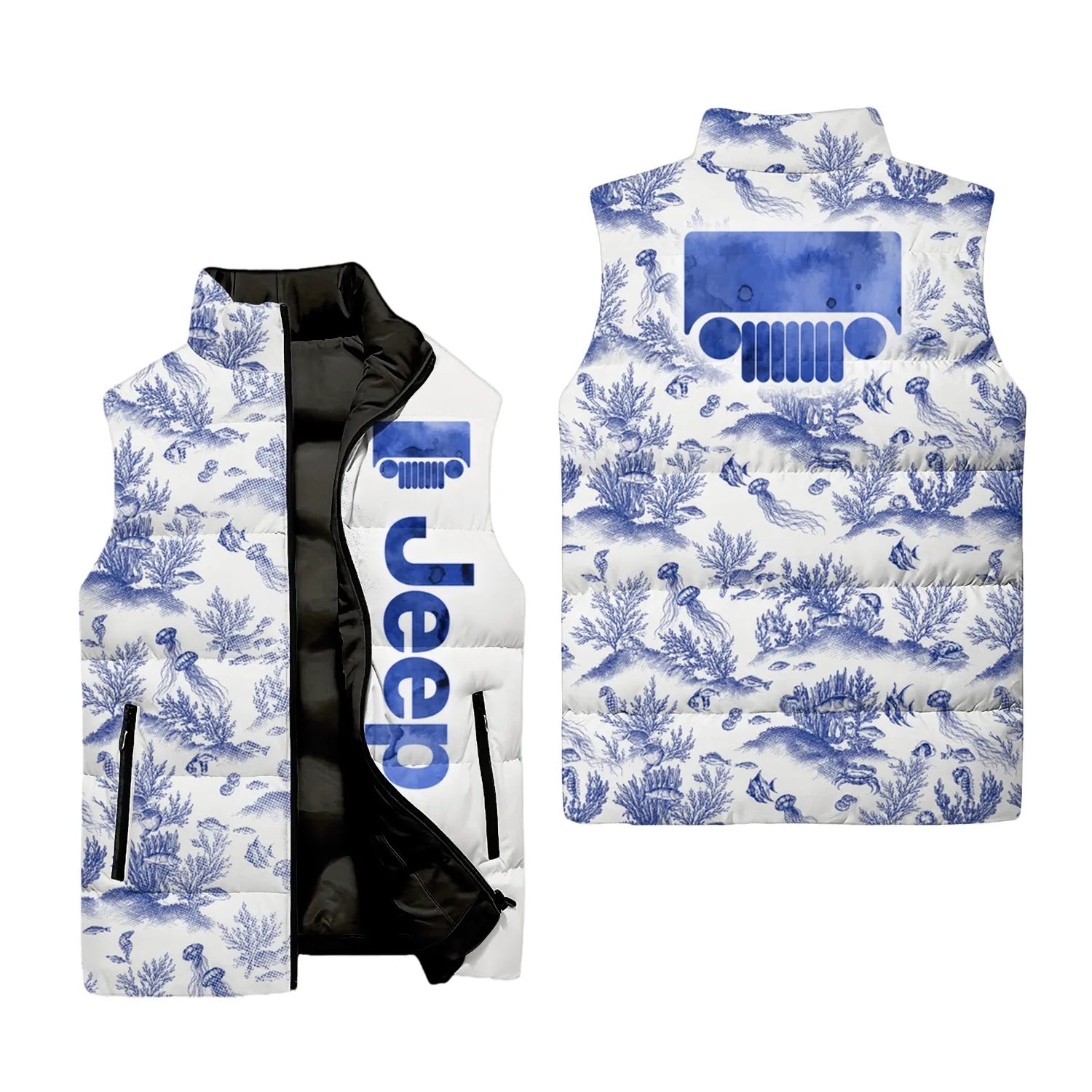 Jeep Sleeveless Puffer Jacket SHW009