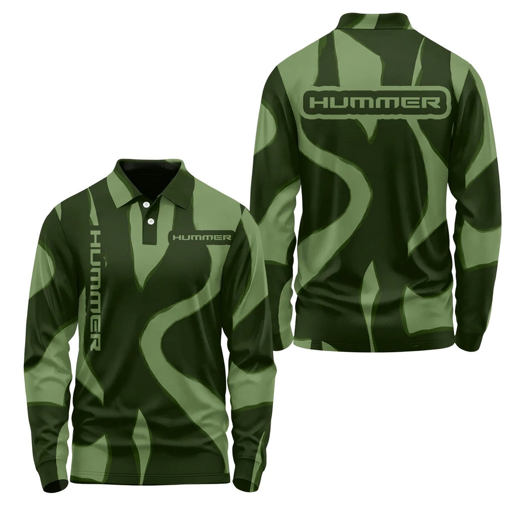 Hummer Long Sleeve Polo SHW068