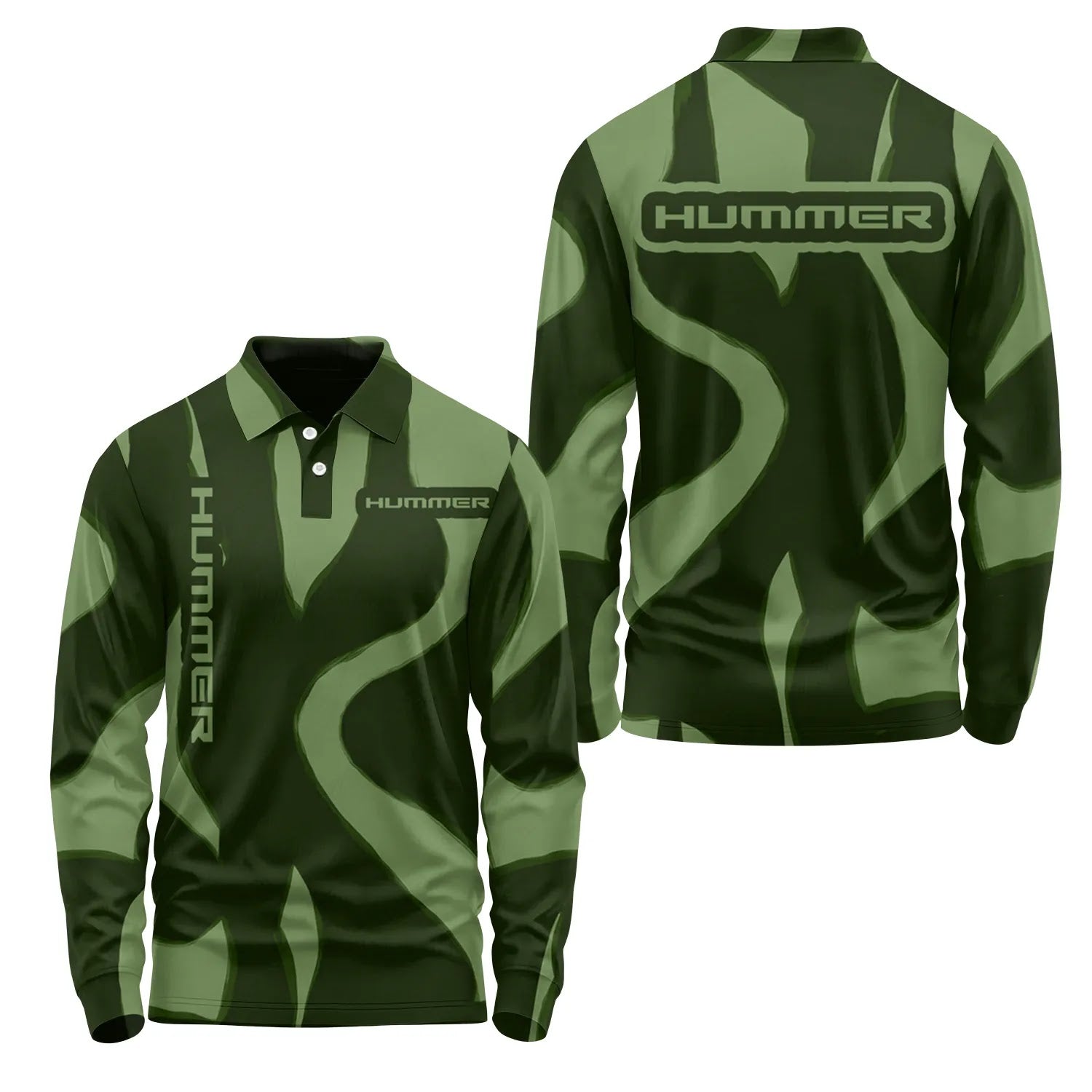 Hummer Long Sleeve Polo SHW068