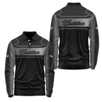 Cadillac Long Sleeve Polo SC085