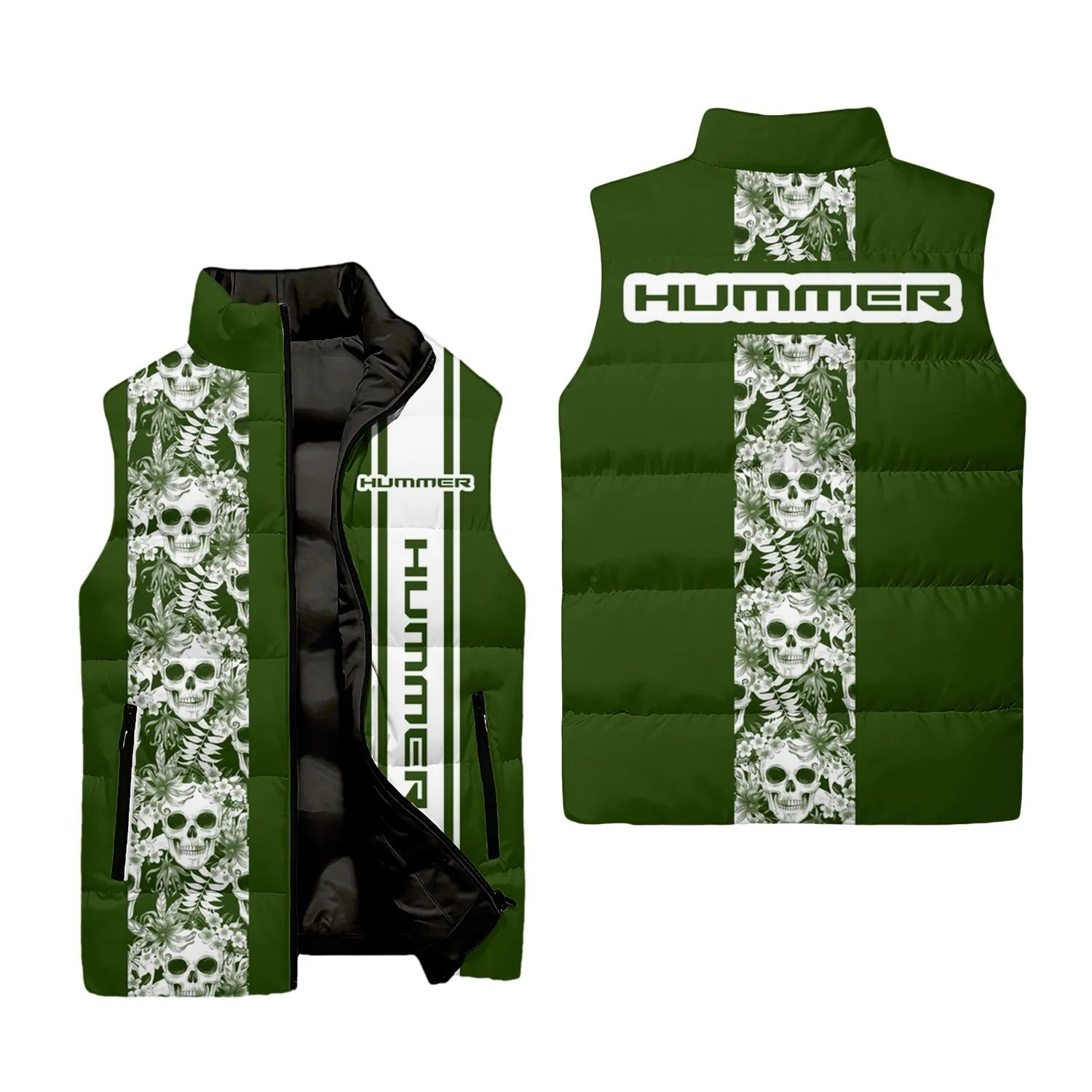 Hummer Sleeveless Puffer Jacket SHW042