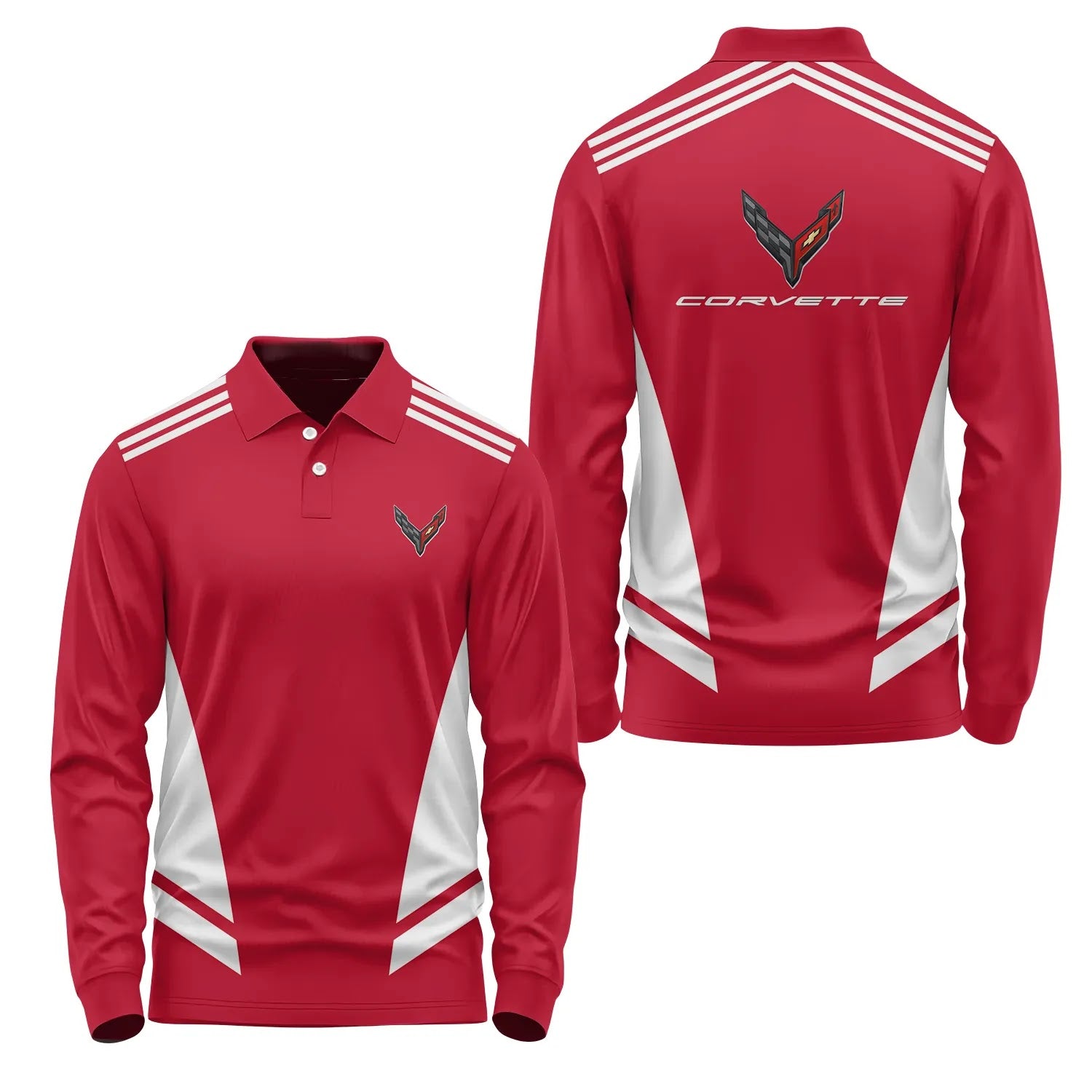 Corvette Long Sleeve Polo SC092