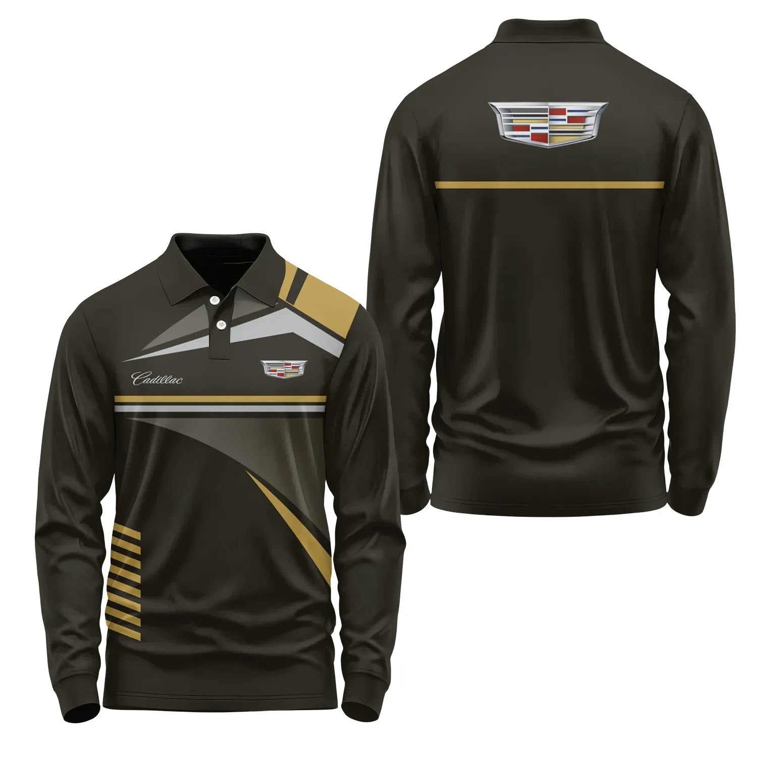 Cadillac Long Sleeve Polo SC067