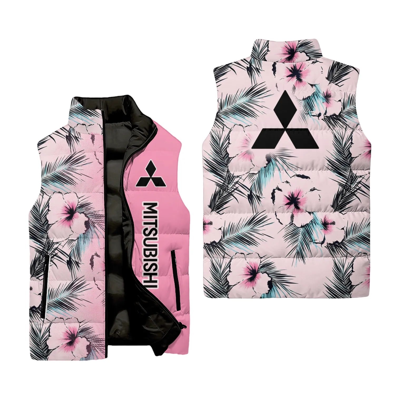Mitsubishi Sleeveless Puffer Jacket SHW056