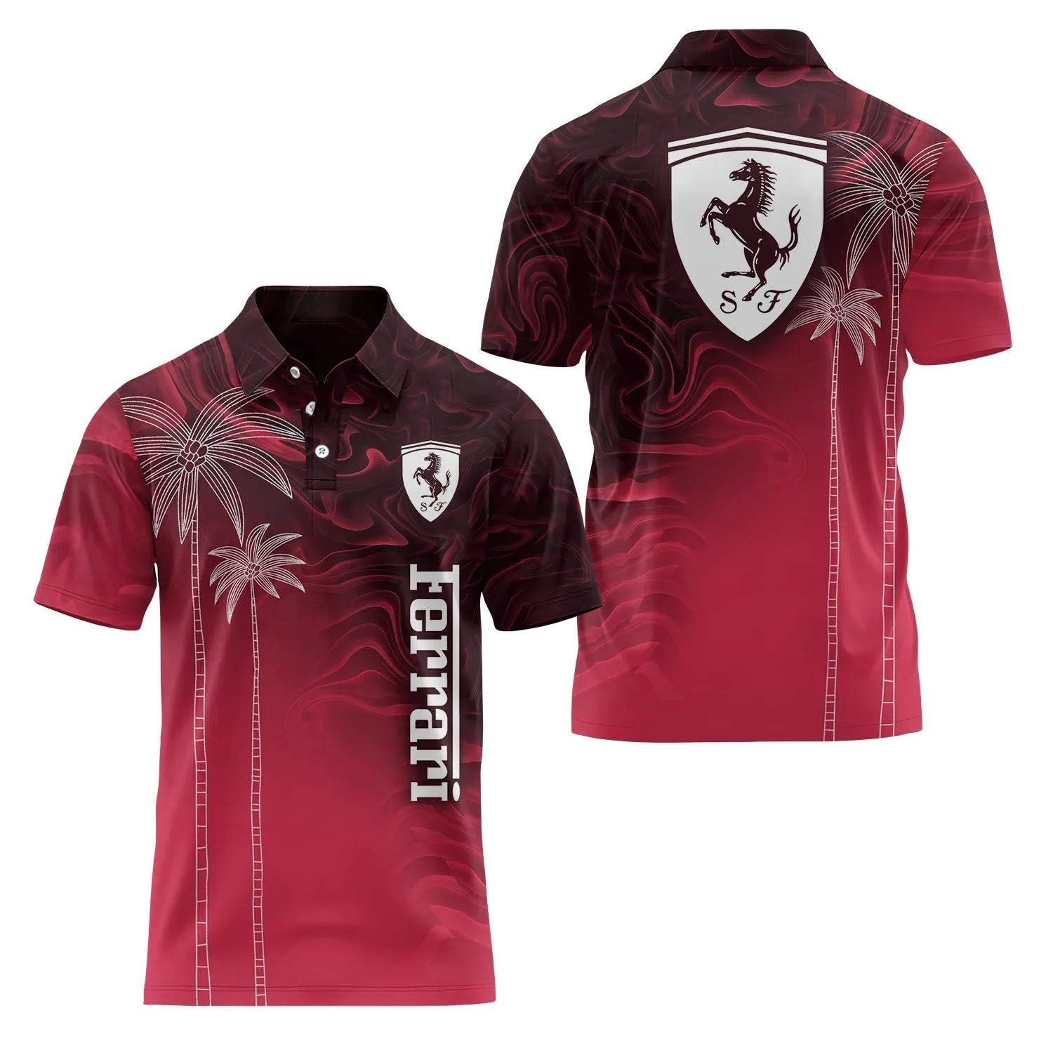 Ferrari Short Sleeve Polo SHW070