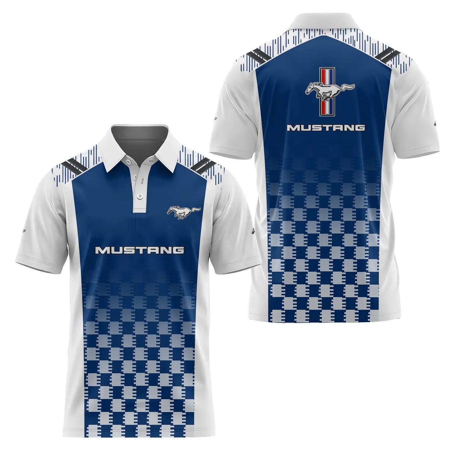 Ford Mustang Short Sleeve Polo SC063