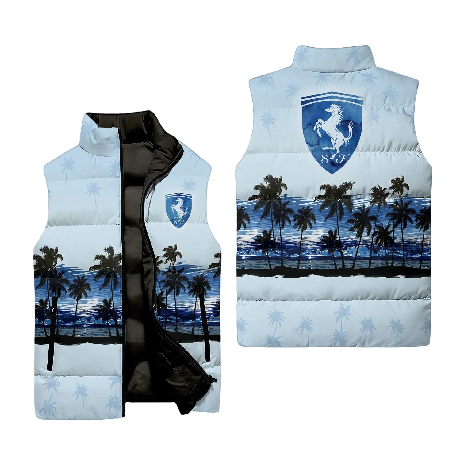 Ferrari Sleeveless Puffer Jacket SHW016