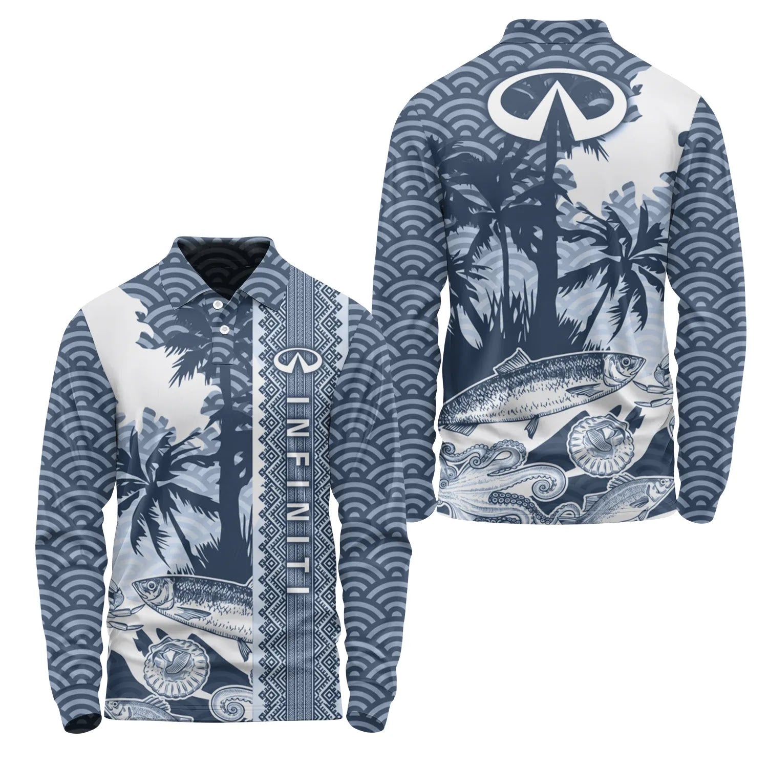 Infiniti Long Sleeve Polo SHW038