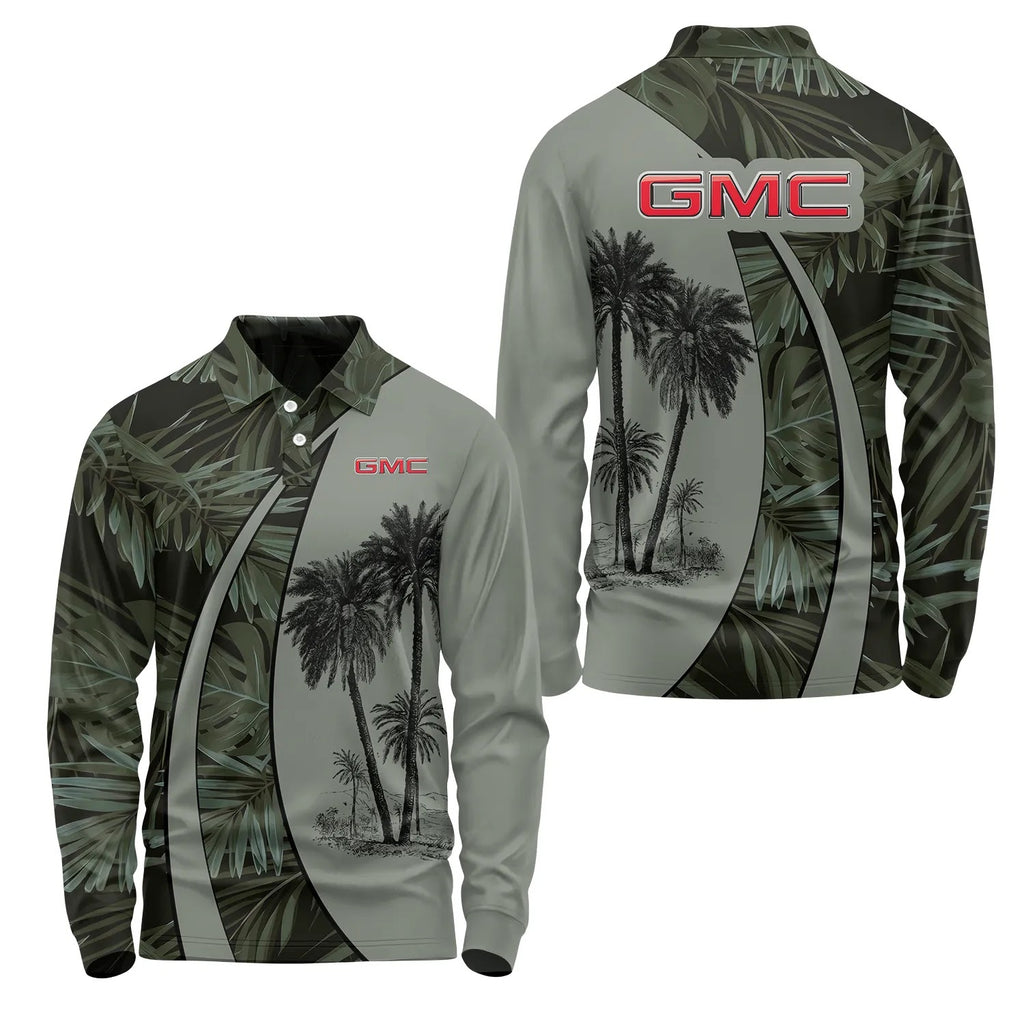 GMC Long Sleeve Polo SHW063