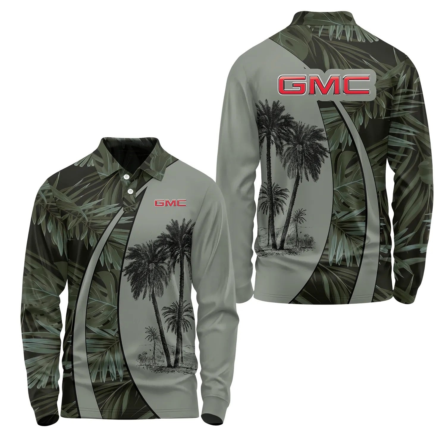 GMC Long Sleeve Polo SHW063