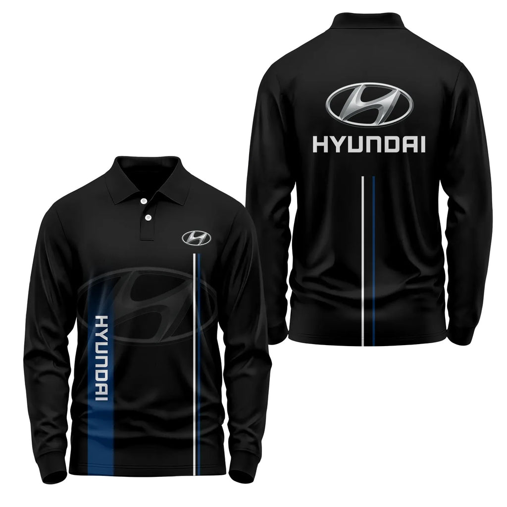 Hyundai Long Sleeve Polo SC077