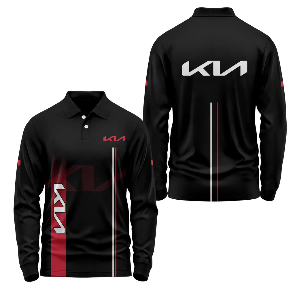 Kia Long Sleeve Polo SC077