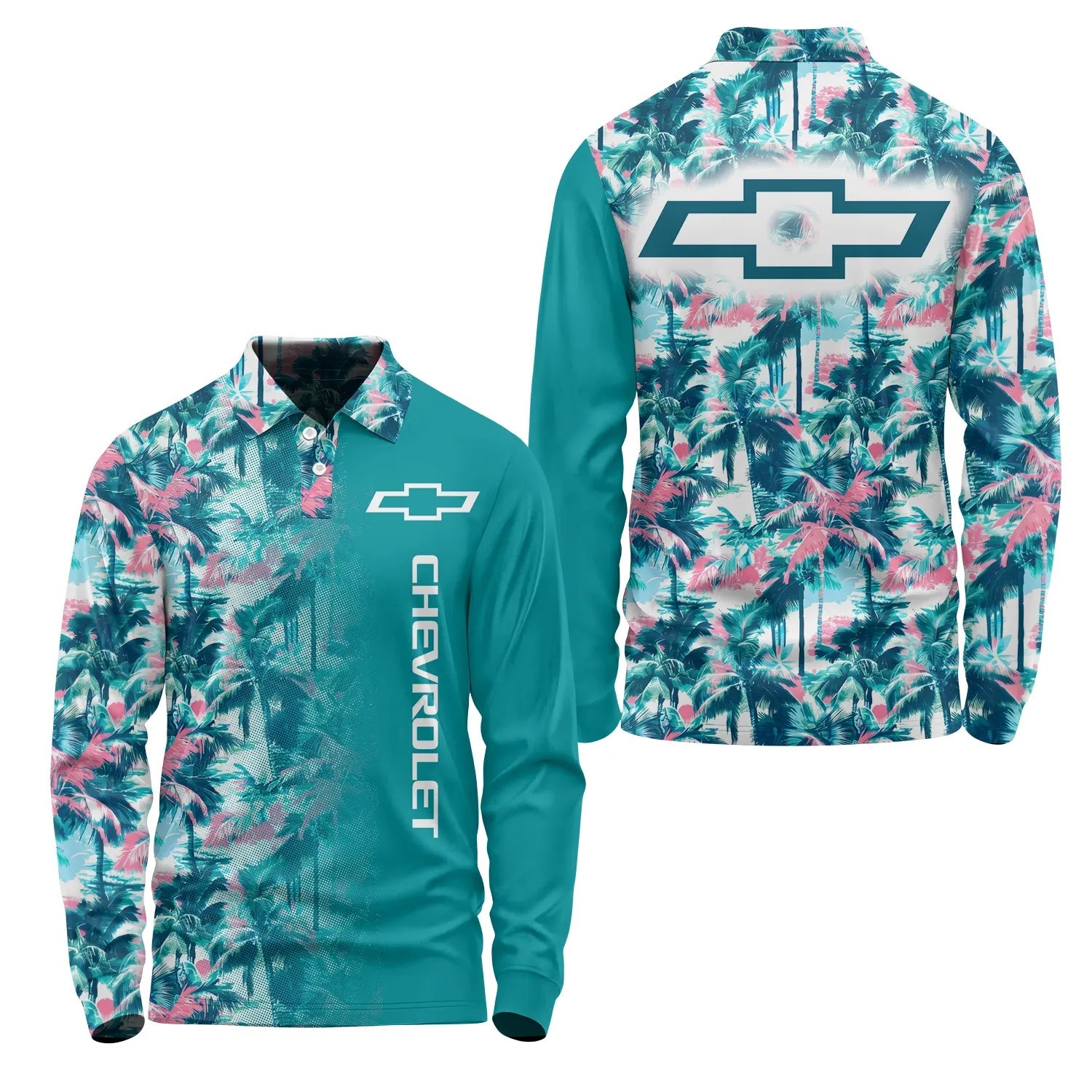 Chevrolet Long Sleeve Polo SHW061