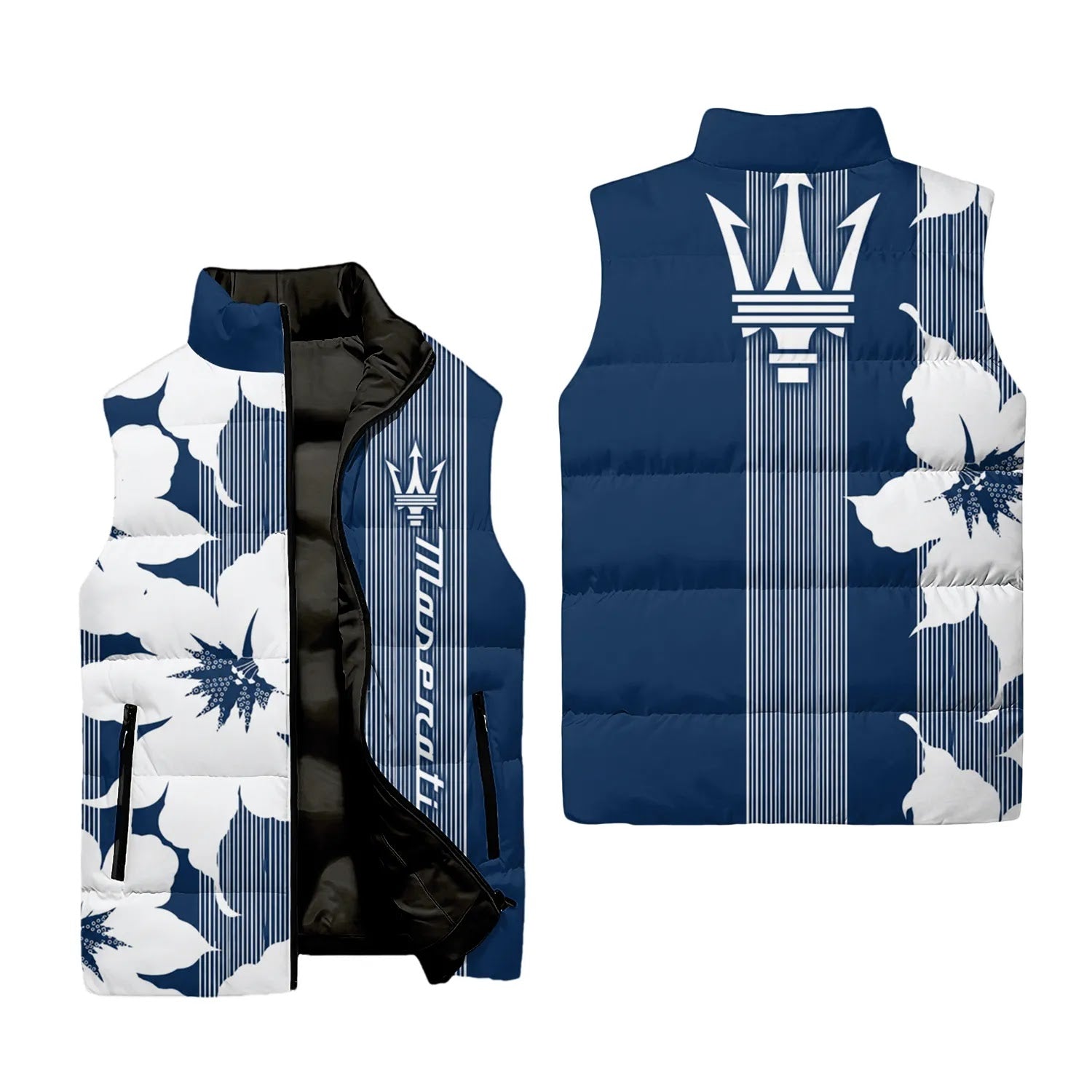 Maserati Sleeveless Puffer Jacket SHW039