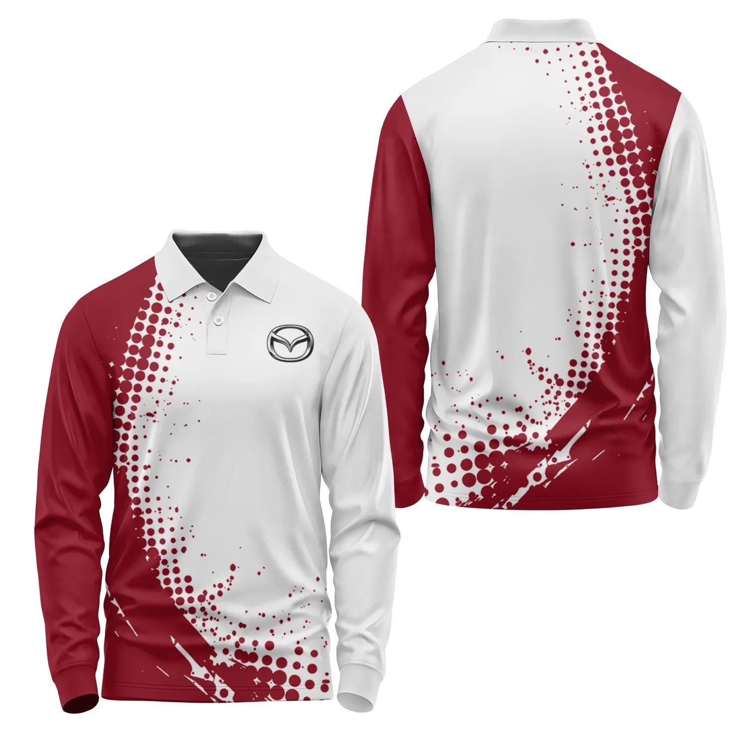 Mazda Long Sleeve Polo SC095
