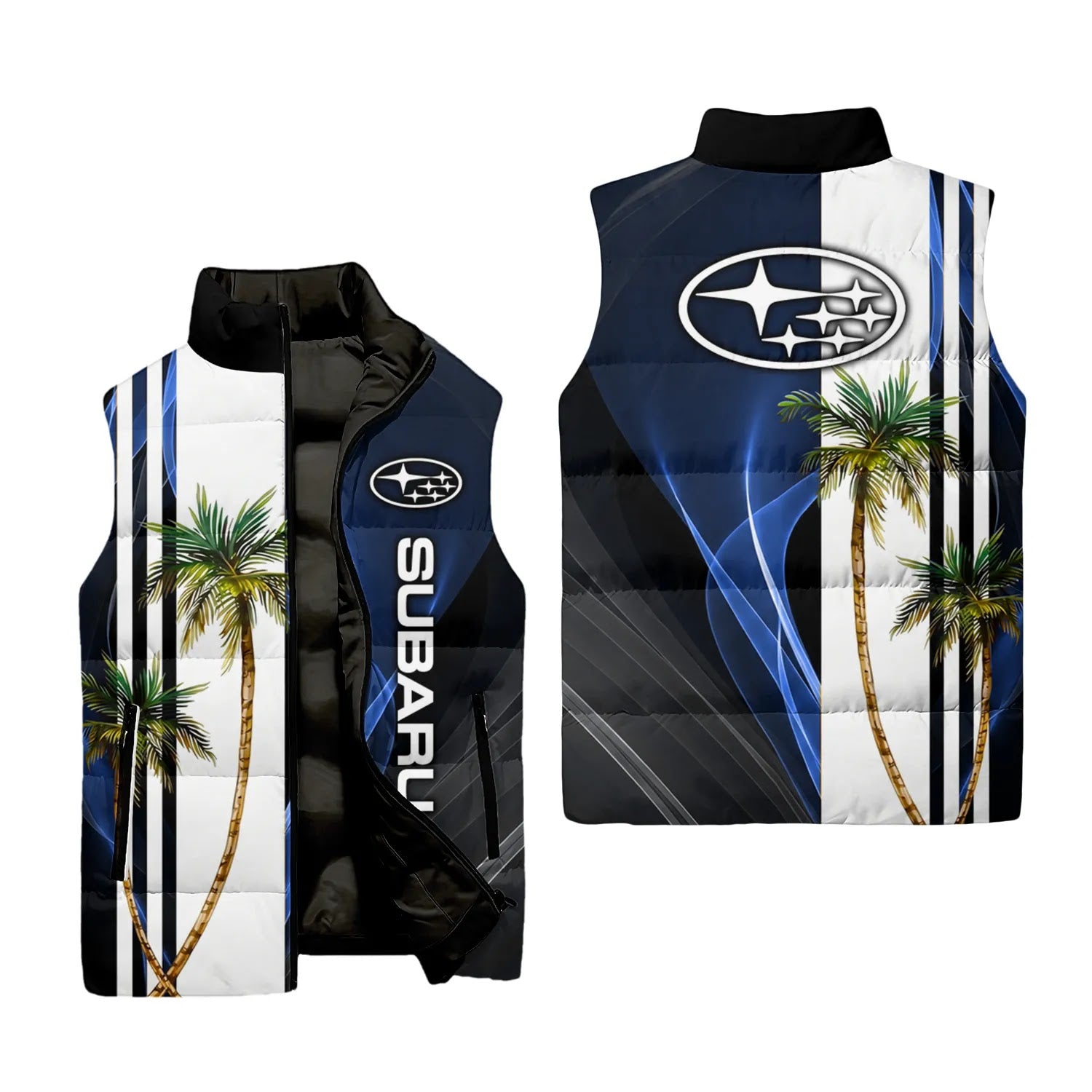 Subaru Sleeveless Puffer Jacket SHW036