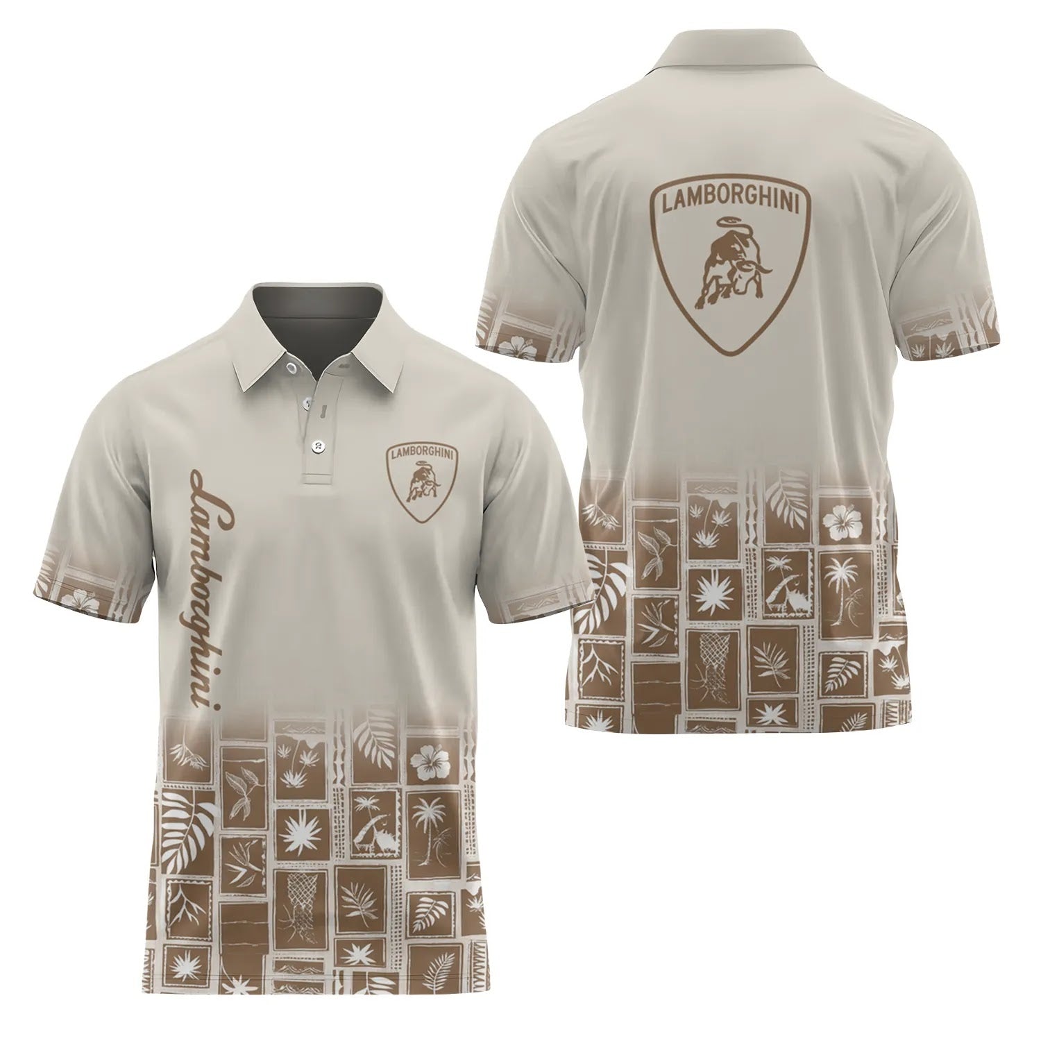 Lamborghini Short Sleeve Polo SHW067