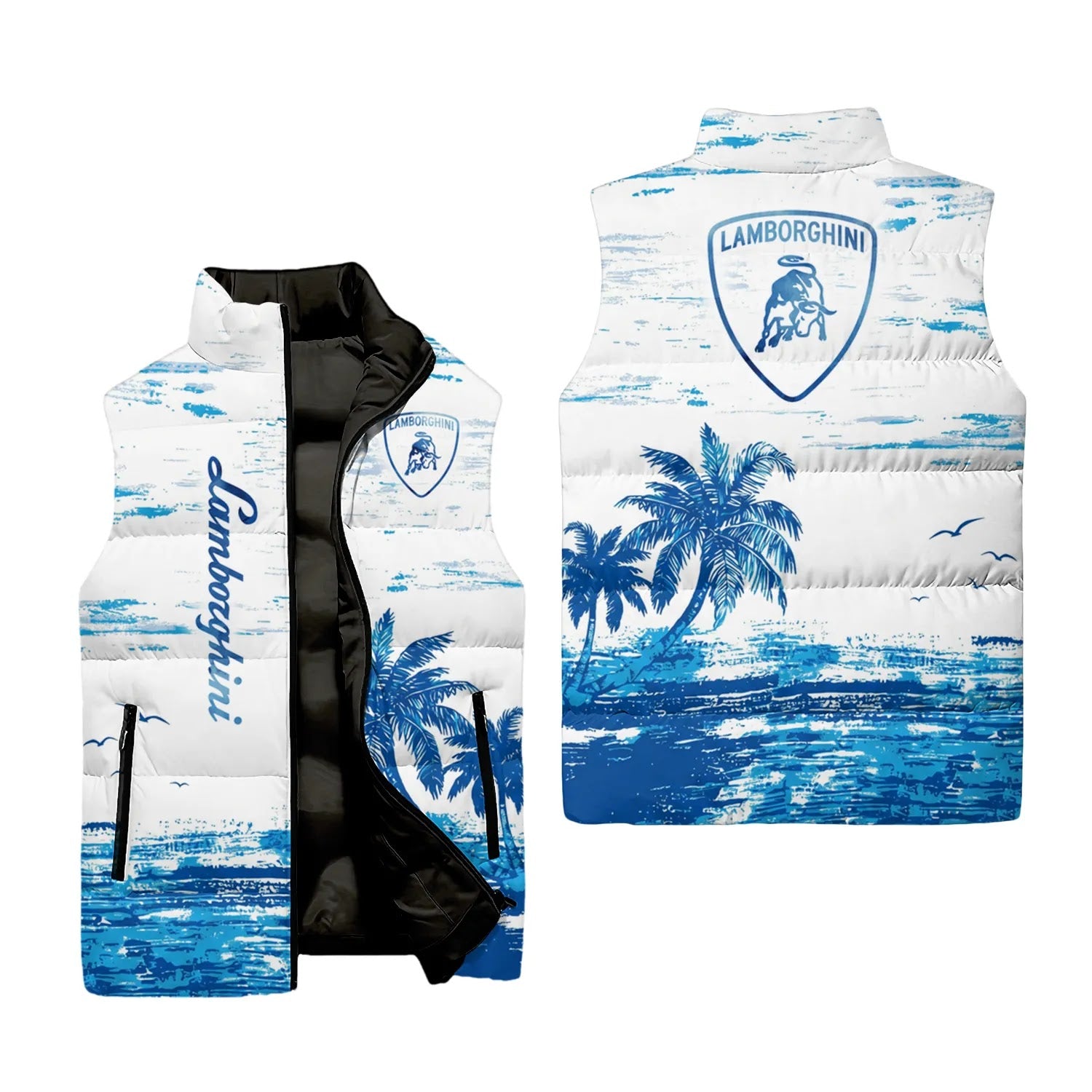 Lamborghini Sleeveless Puffer Jacket SHW069
