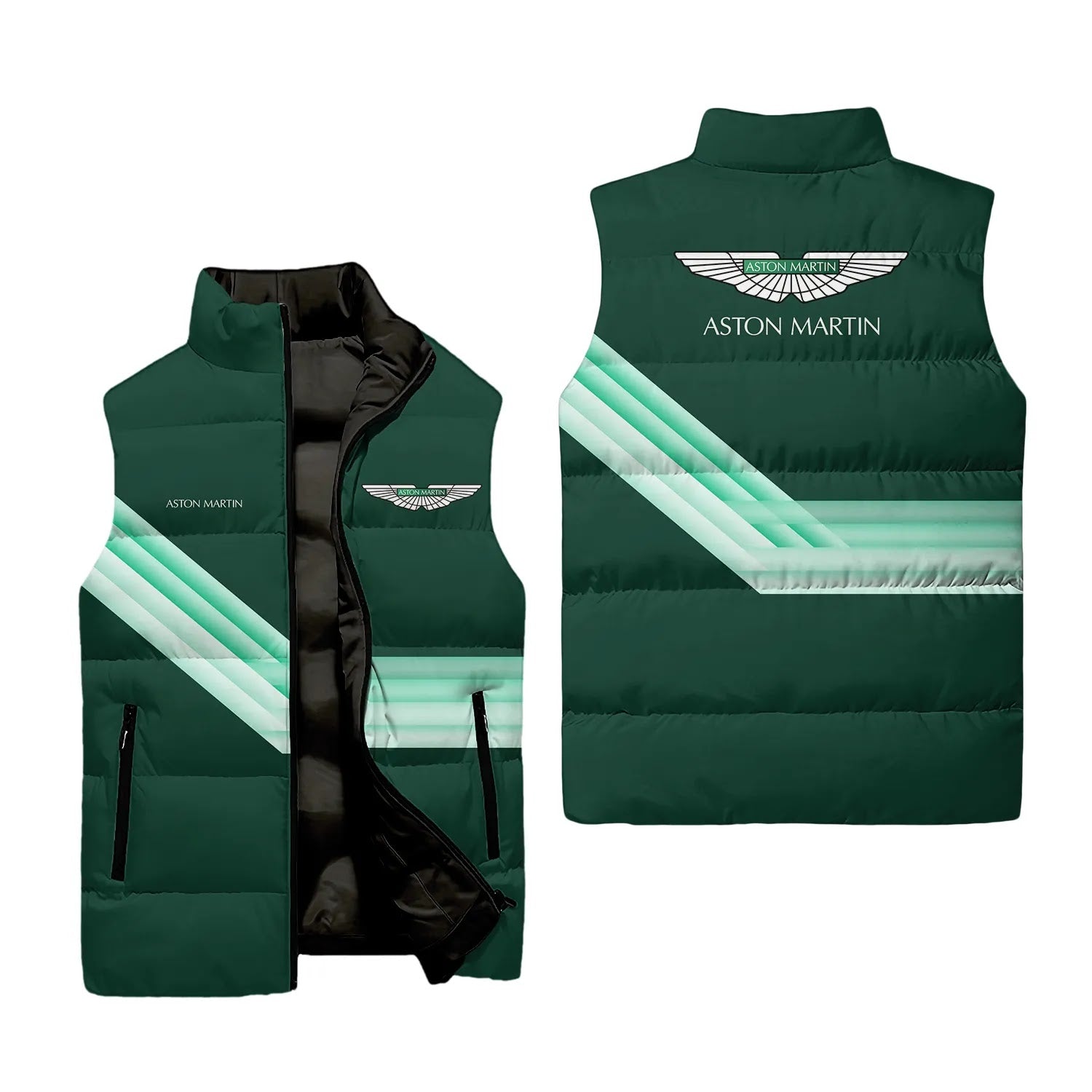 Aston Martin Sleeveless Puffer Jacket SC106