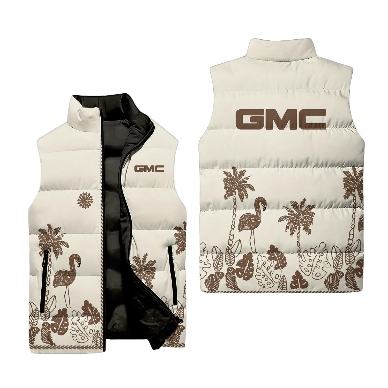 GMC Sleeveless Puffer Jacket SHW044