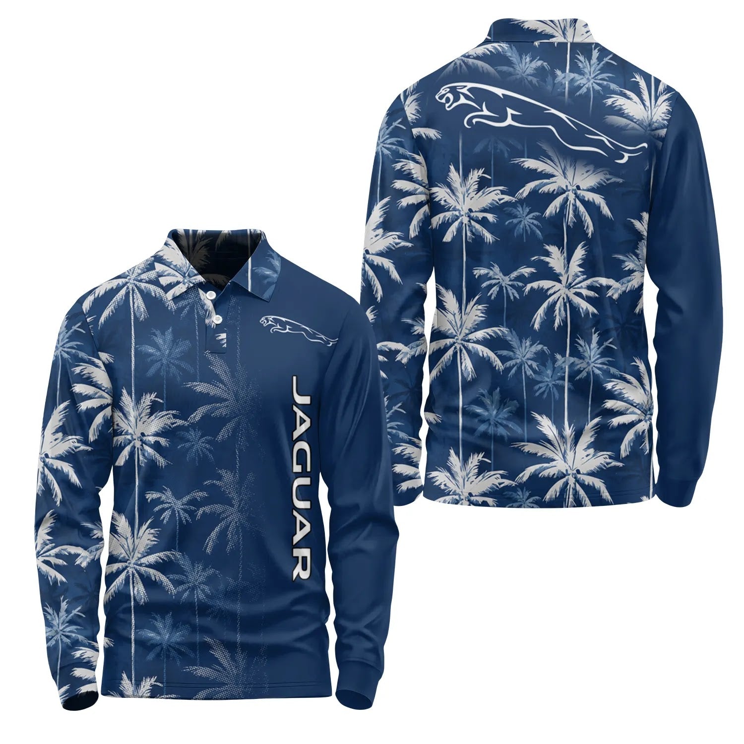 Jaguar Long Sleeve Polo SHW032