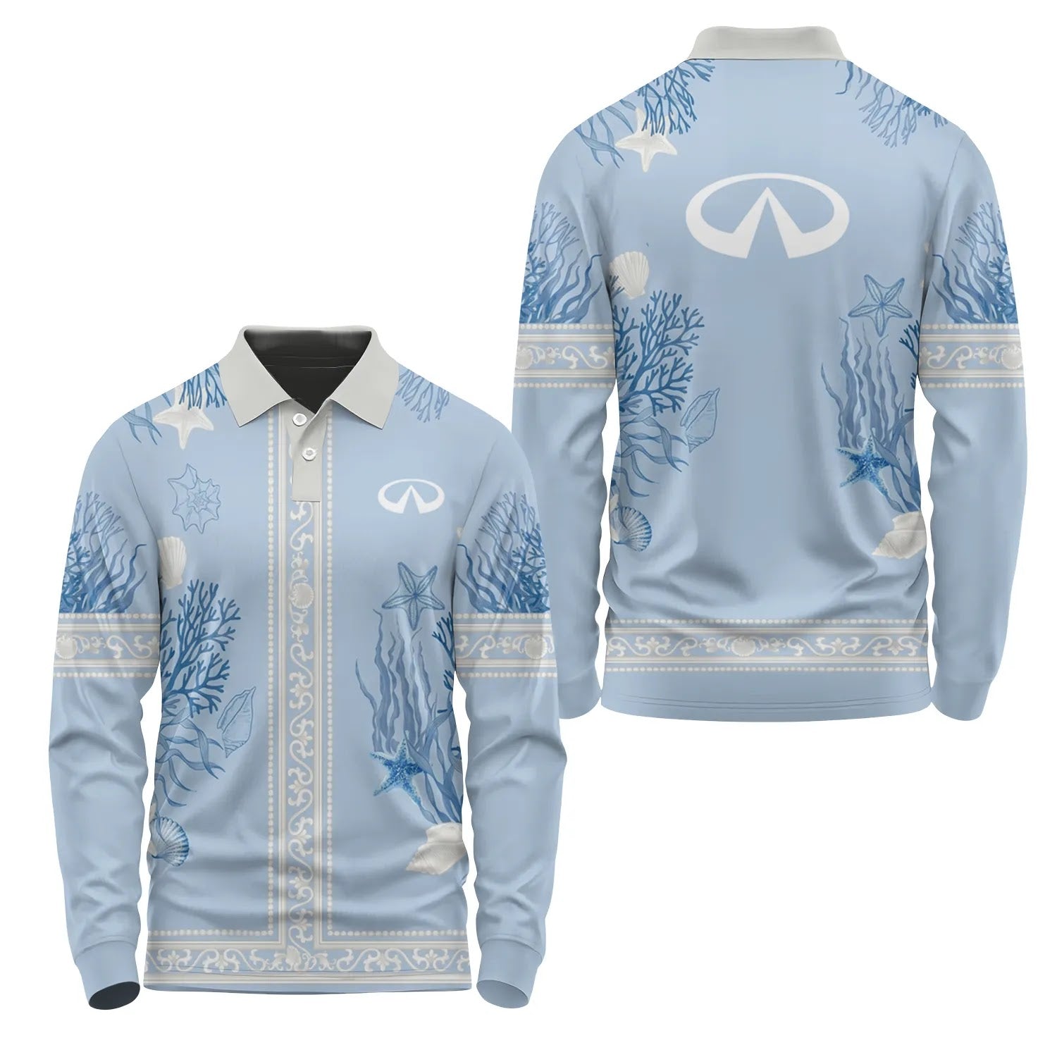 Infiniti Long Sleeve Polo SHW024