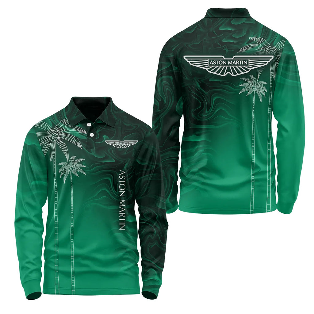 Aston Martin Long Sleeve Polo SHW070