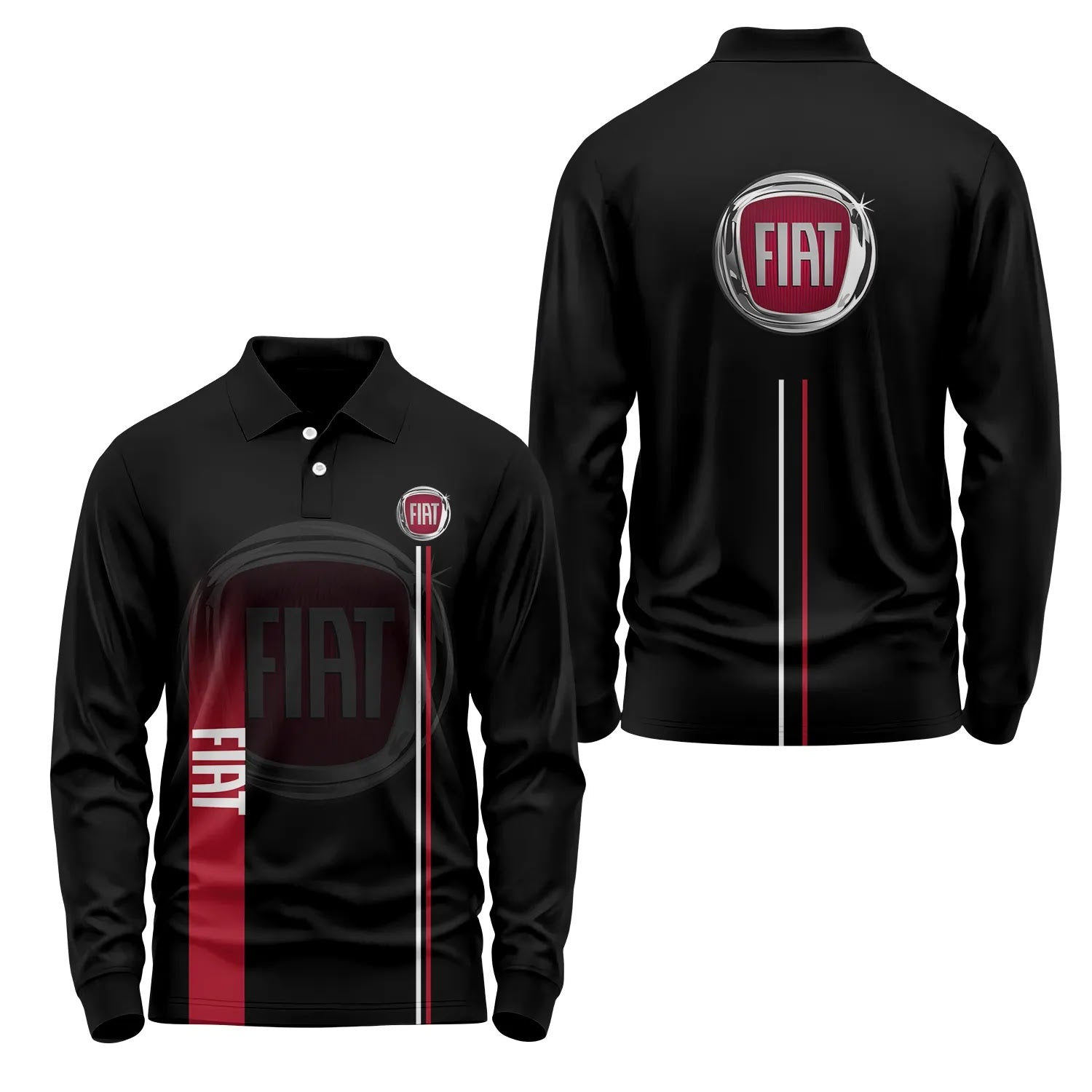 Fiat Long Sleeve Polo SC077