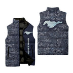 Ford Mustang Sleeveless Puffer Jacket SHW006