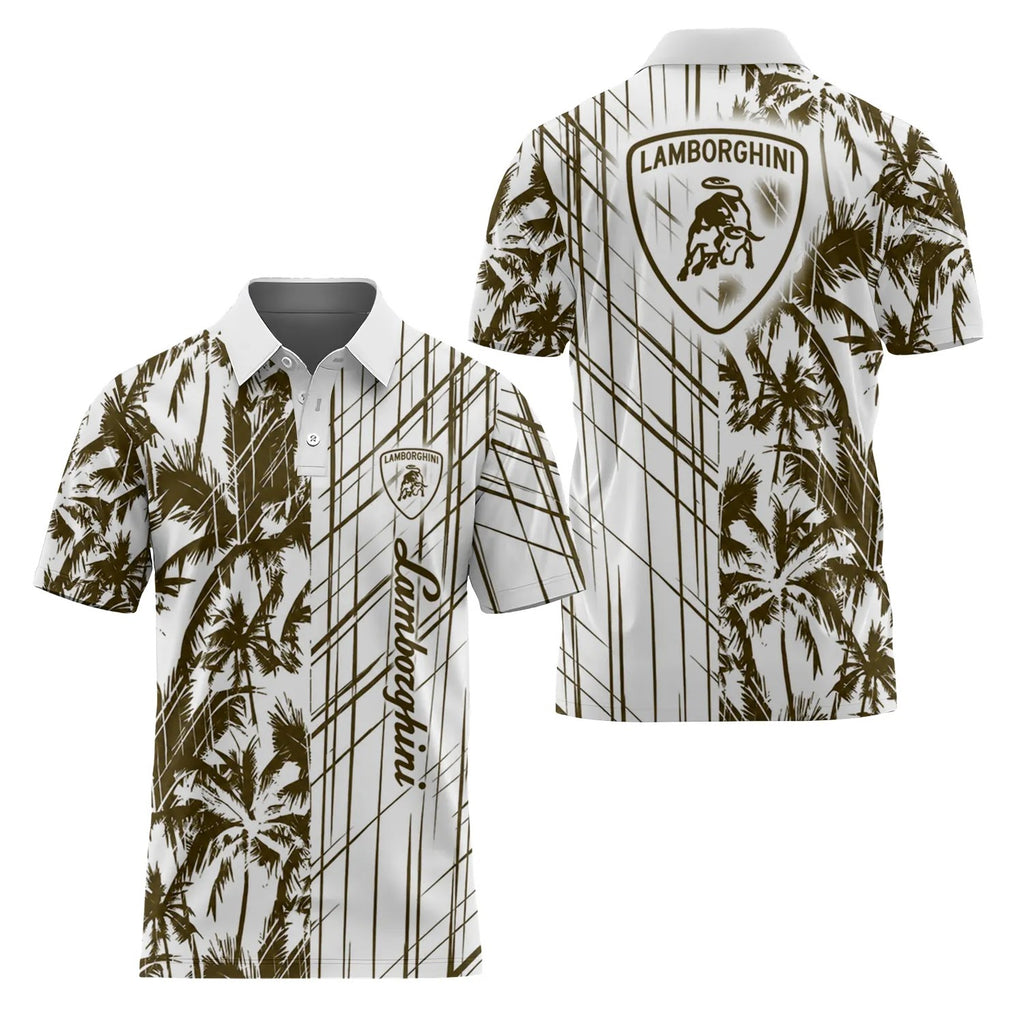 Lamborghini Short Sleeve Polo SHW041