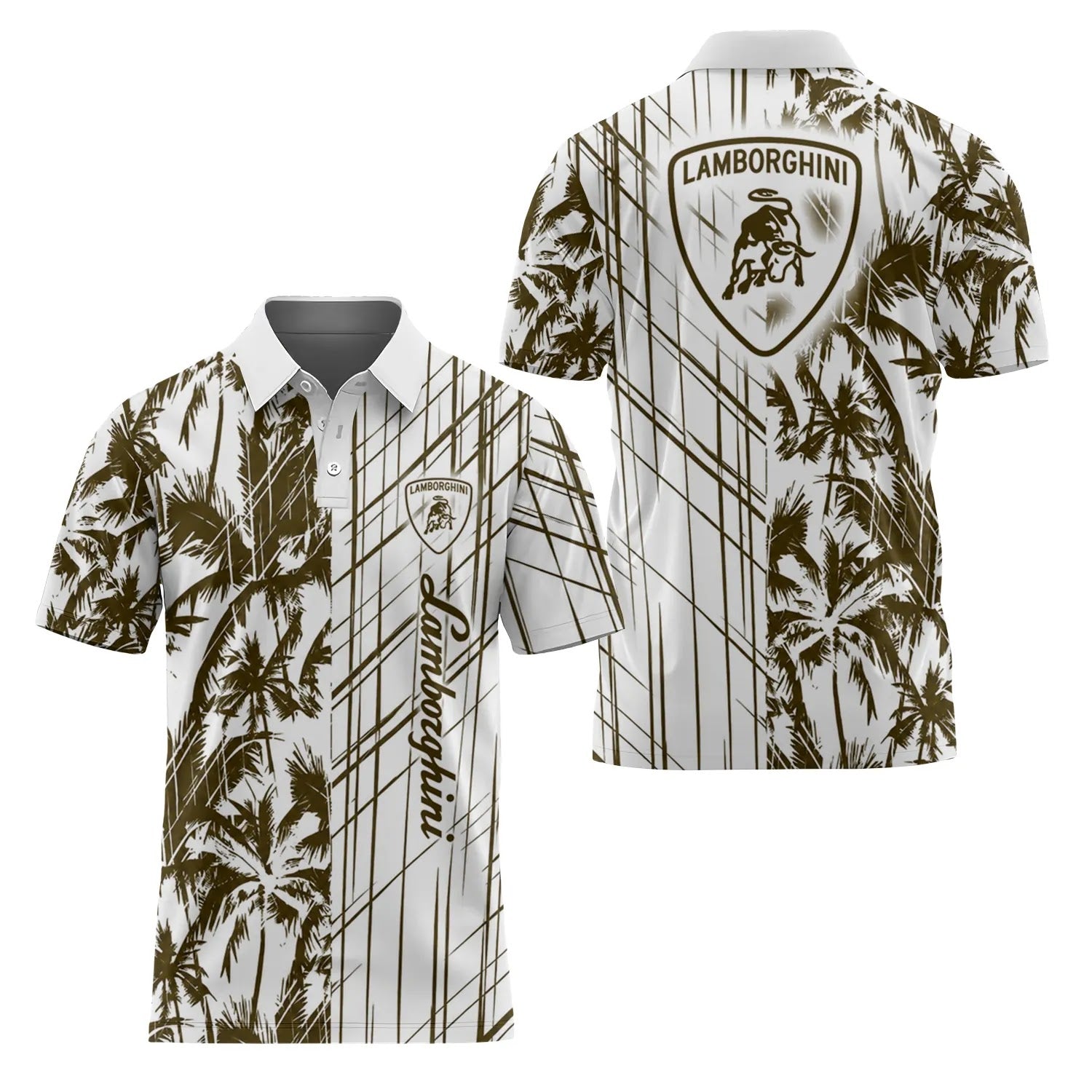Lamborghini Short Sleeve Polo SHW041