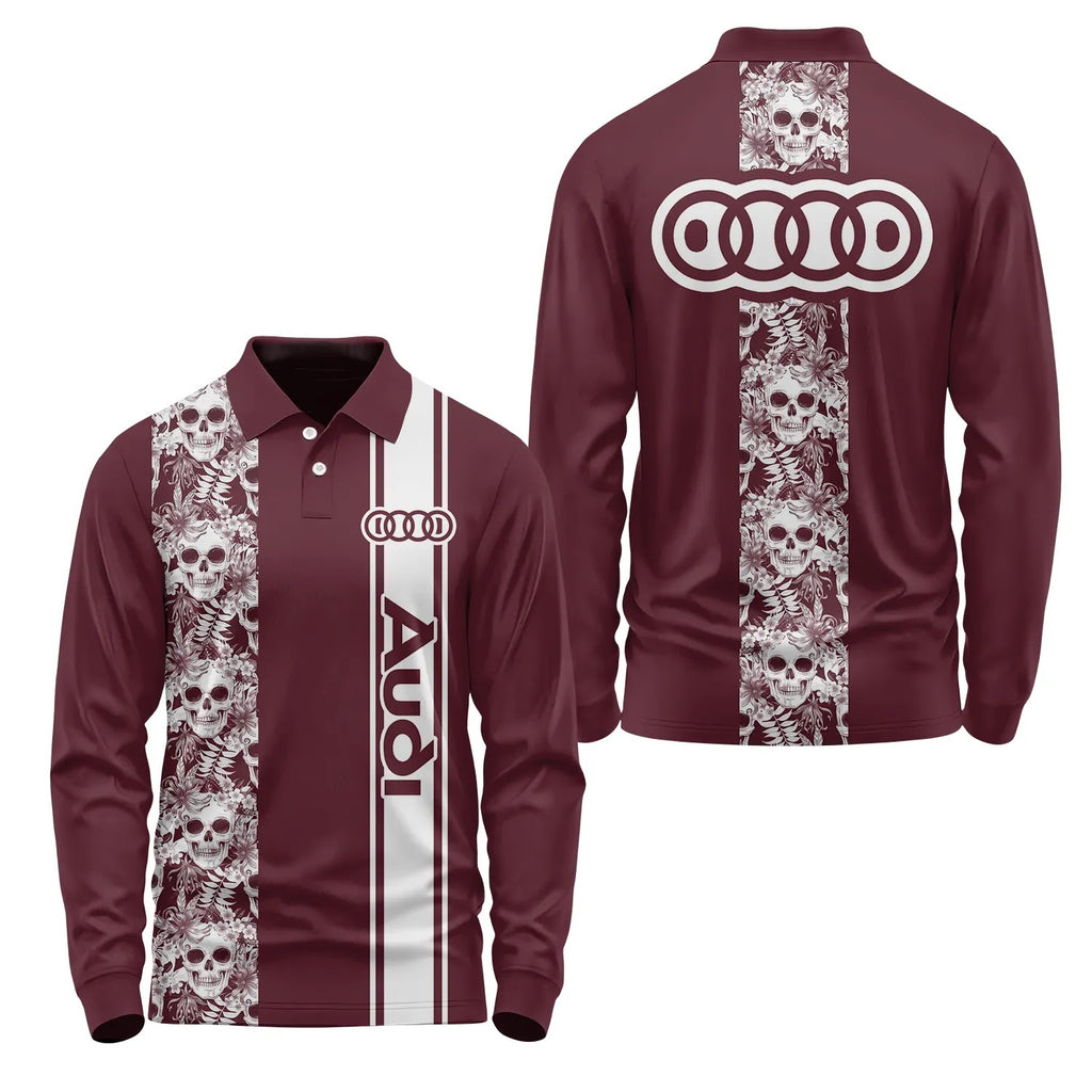 Audi Long Sleeve Polo SHW042