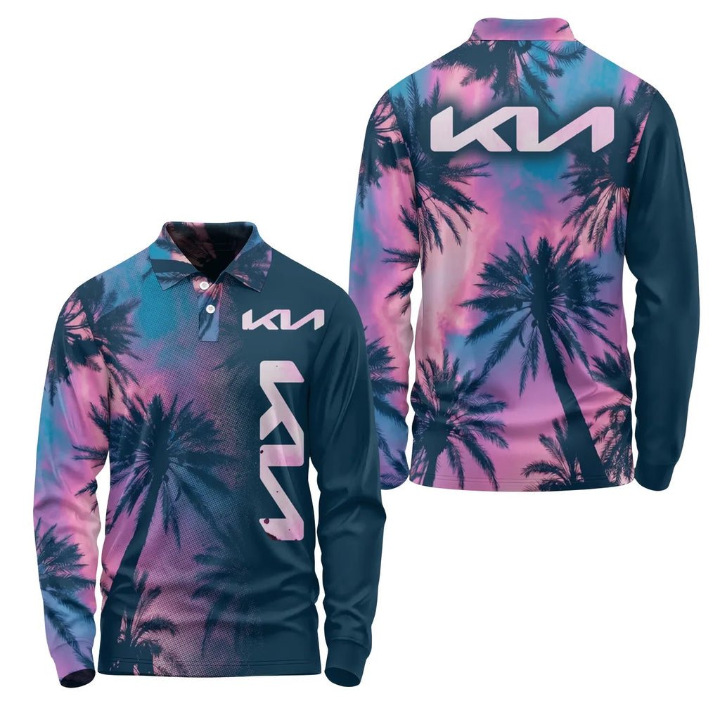Kia Long Sleeve Polo SHW030