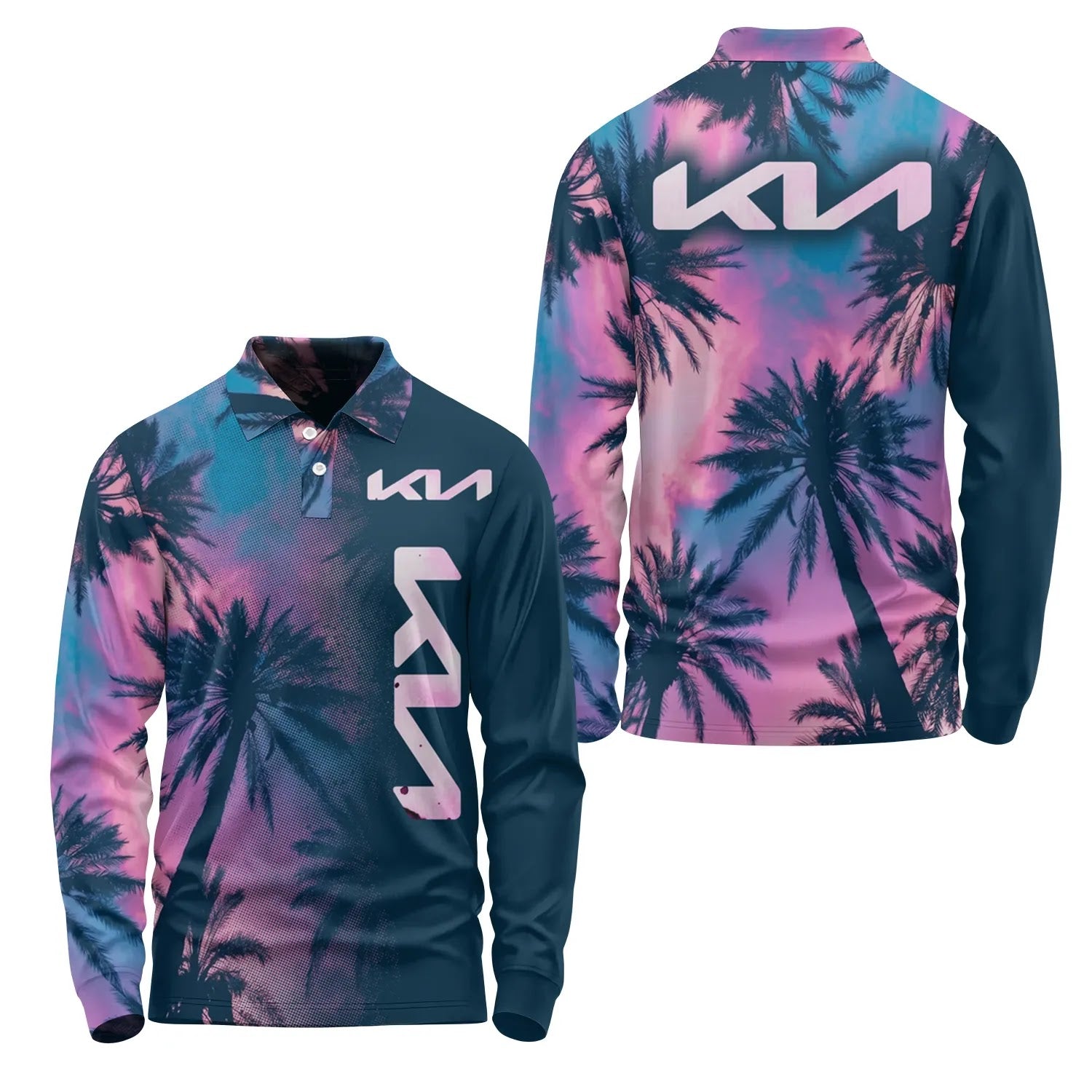 Kia Long Sleeve Polo SHW030