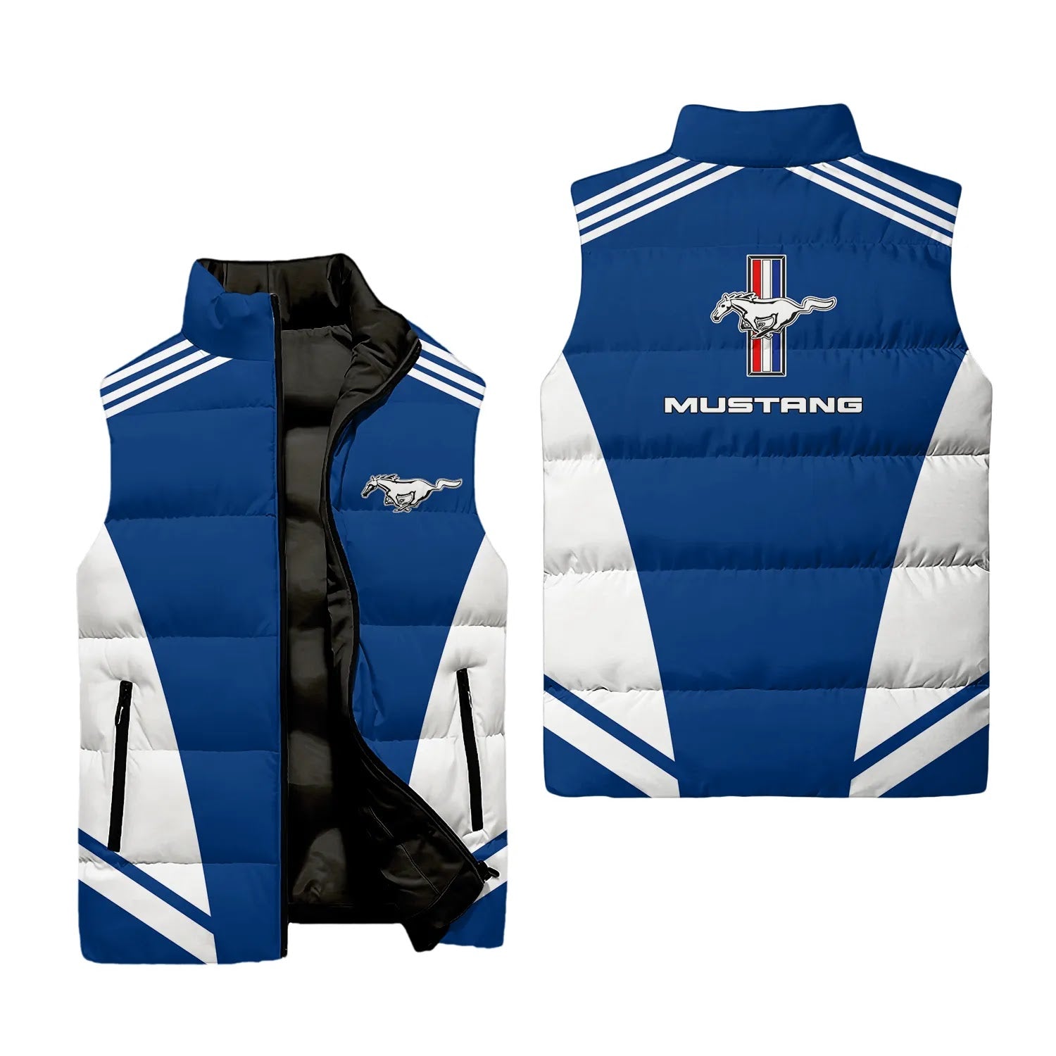 Ford Mustang Sleeveless Puffer Jacket SC092