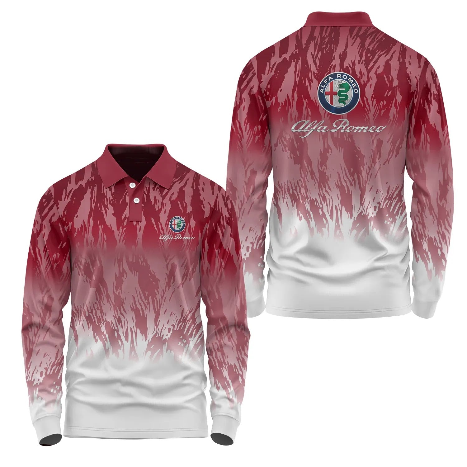 Alfa Romeo Long Sleeve Polo SC069