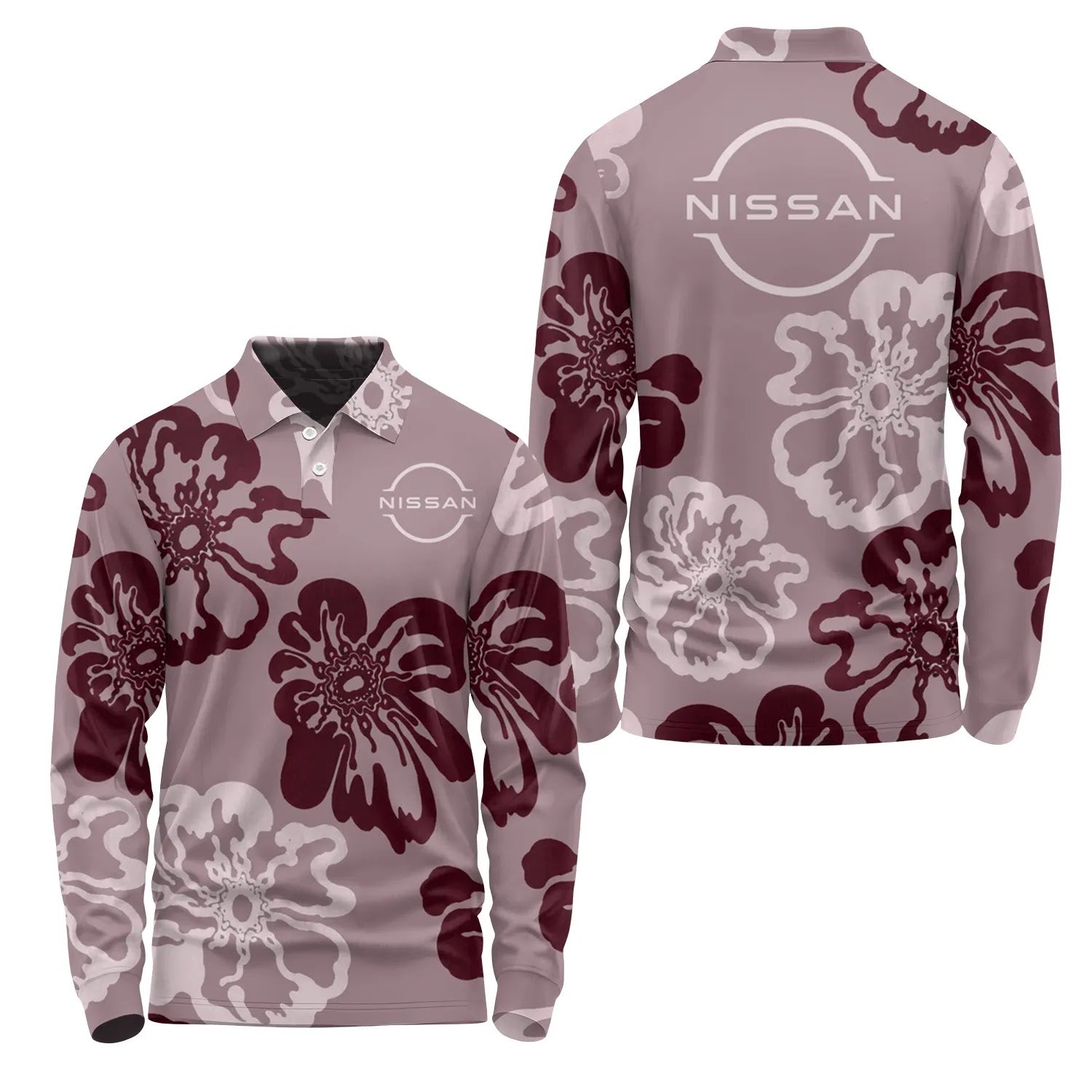 Nissan Long Sleeve Polo SHW073