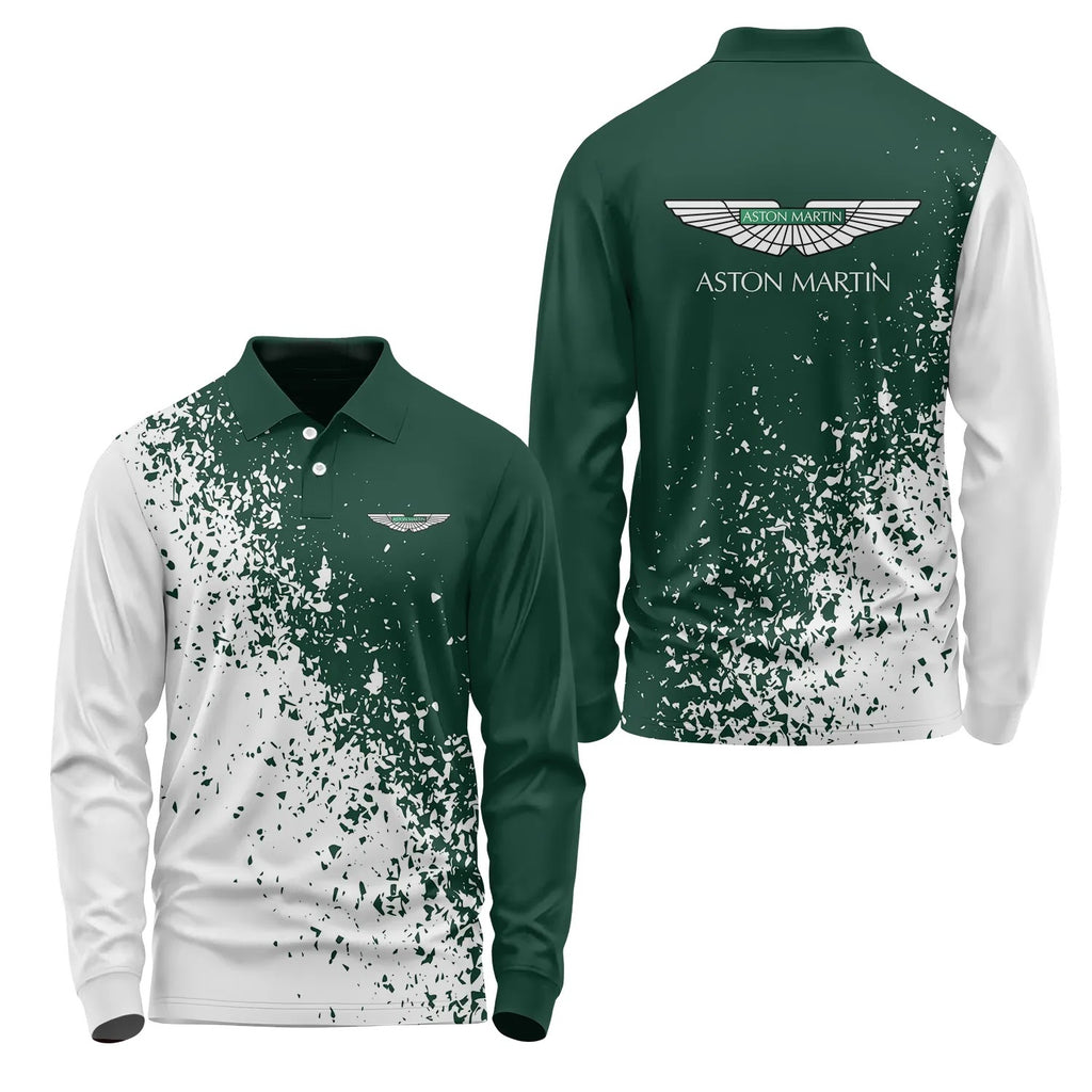 Aston Martin Long Sleeve Polo SC070