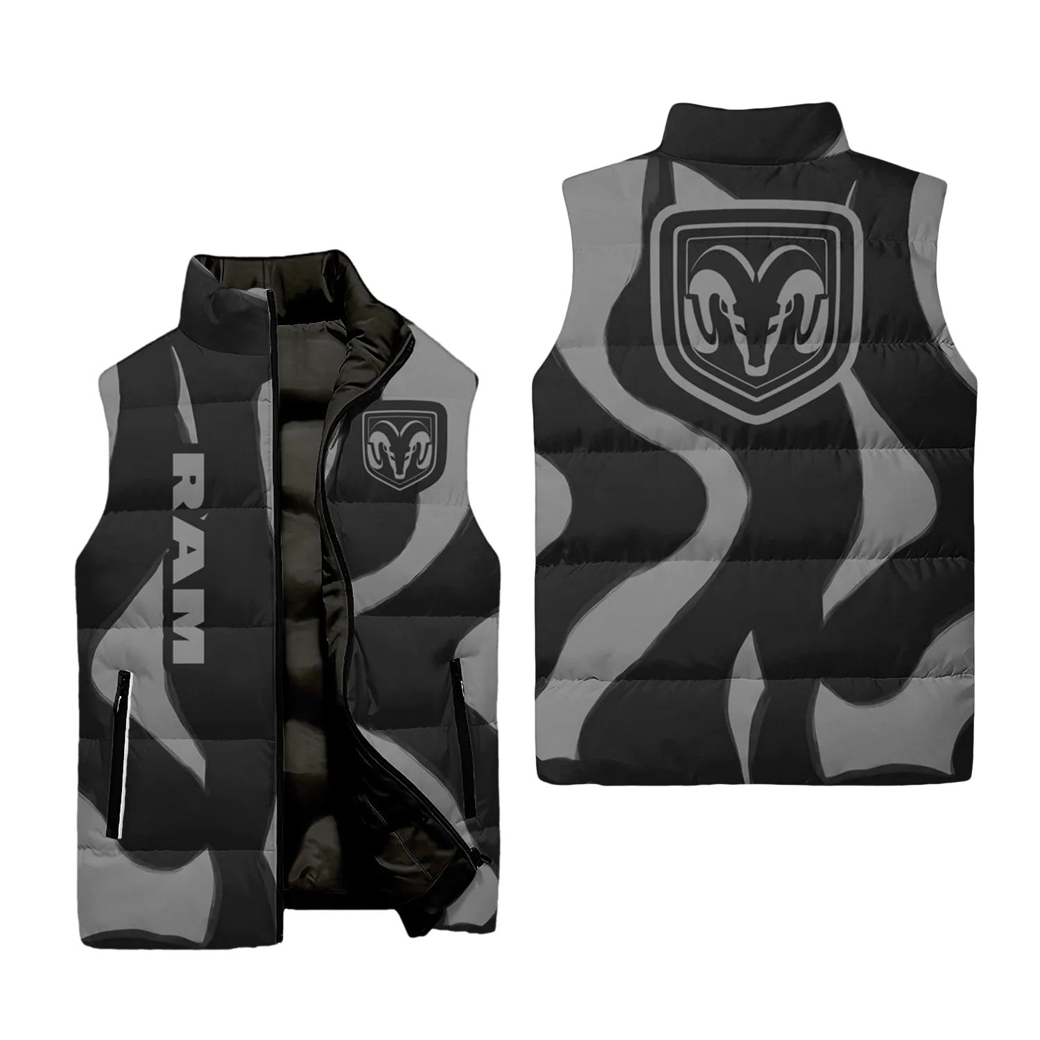 Ram Sleeveless Puffer Jacket SHW068