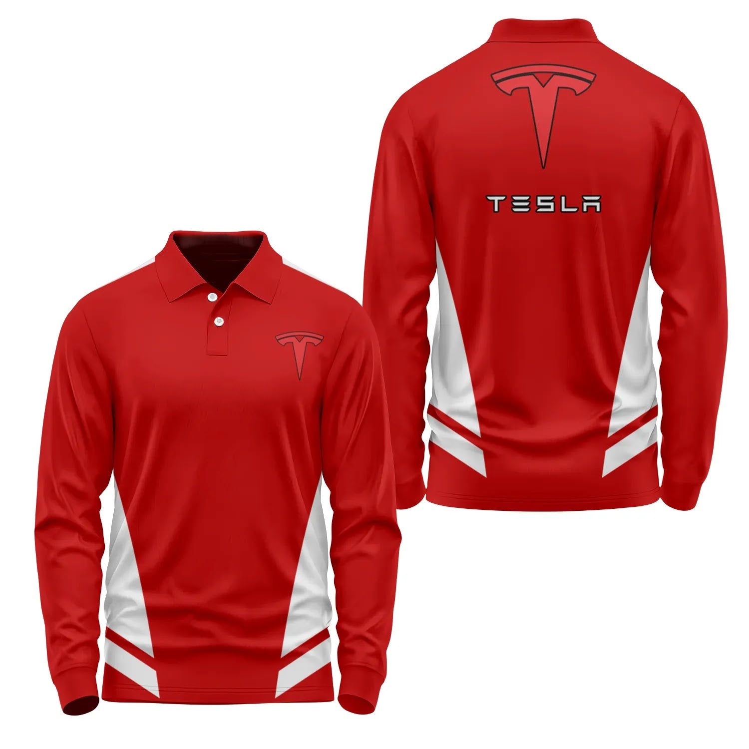 Tesla Long Sleeve Polo SC092