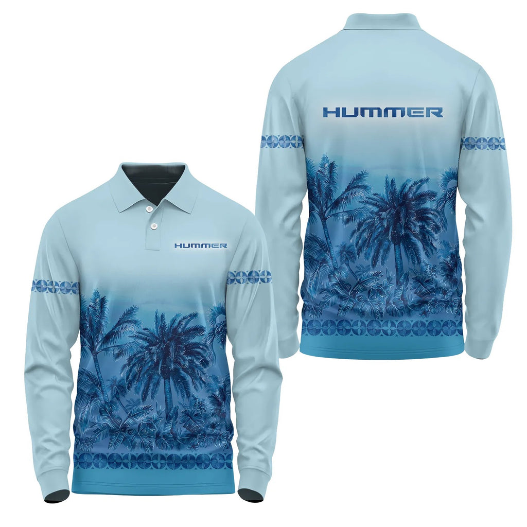 Hummer Long Sleeve Polo SHW001