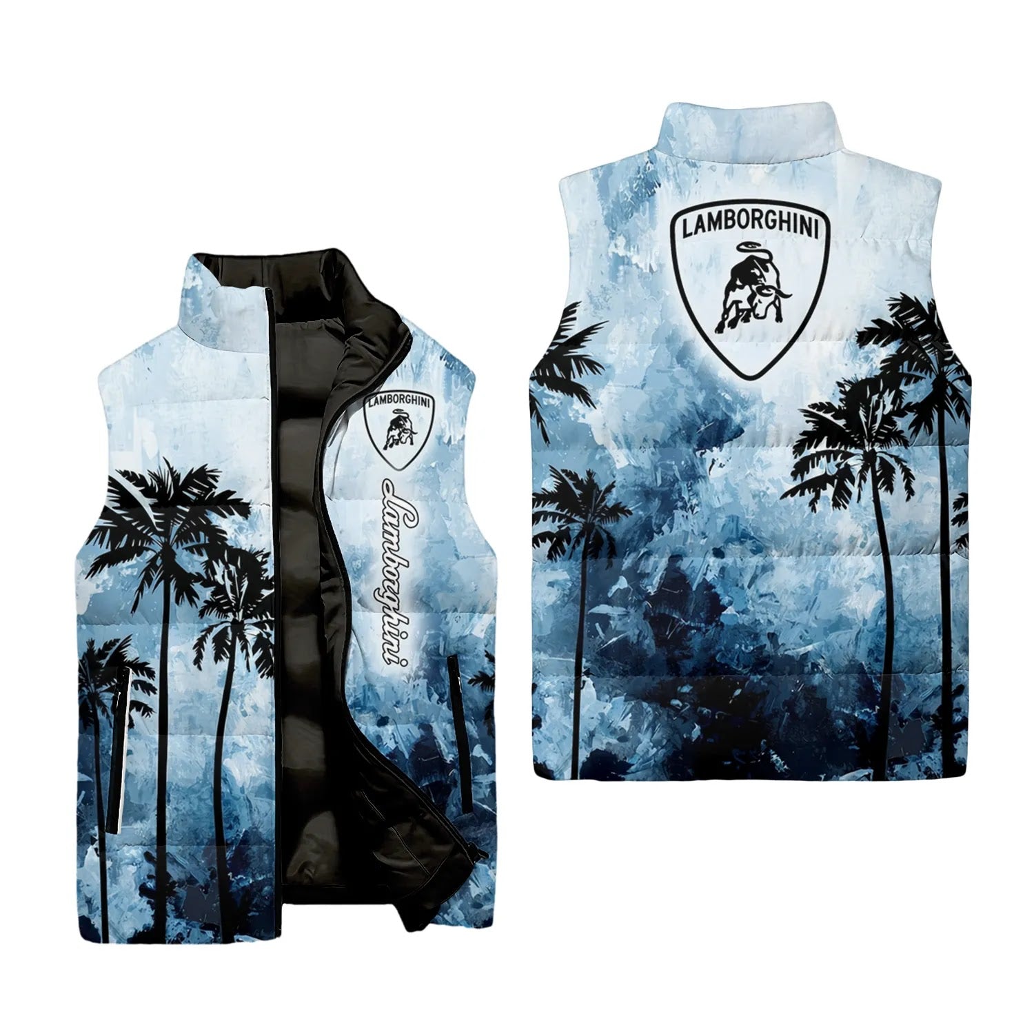 Lamborghini Sleeveless Puffer Jacket SHW034