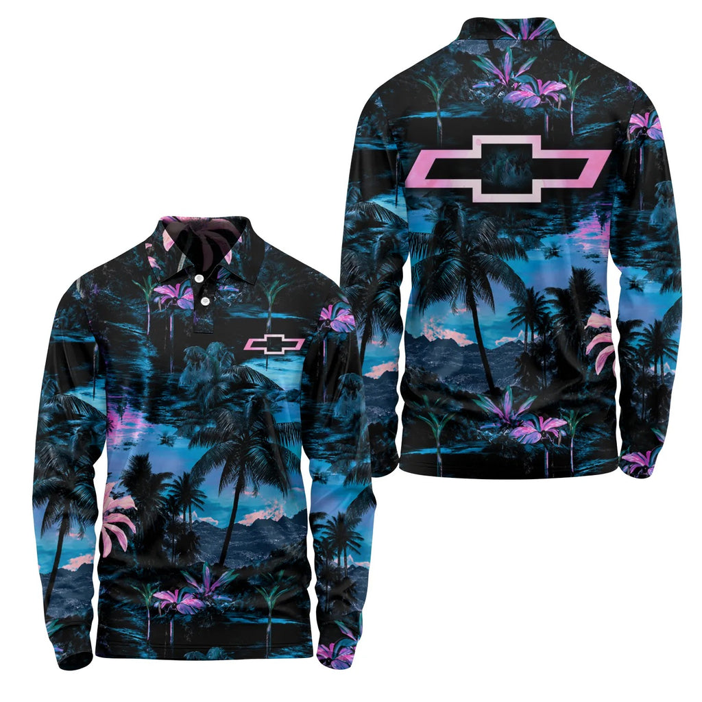 Chevrolet Long Sleeve Polo SHW002