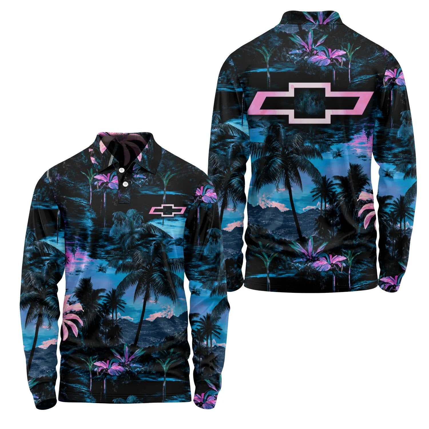 Chevrolet Long Sleeve Polo SHW002