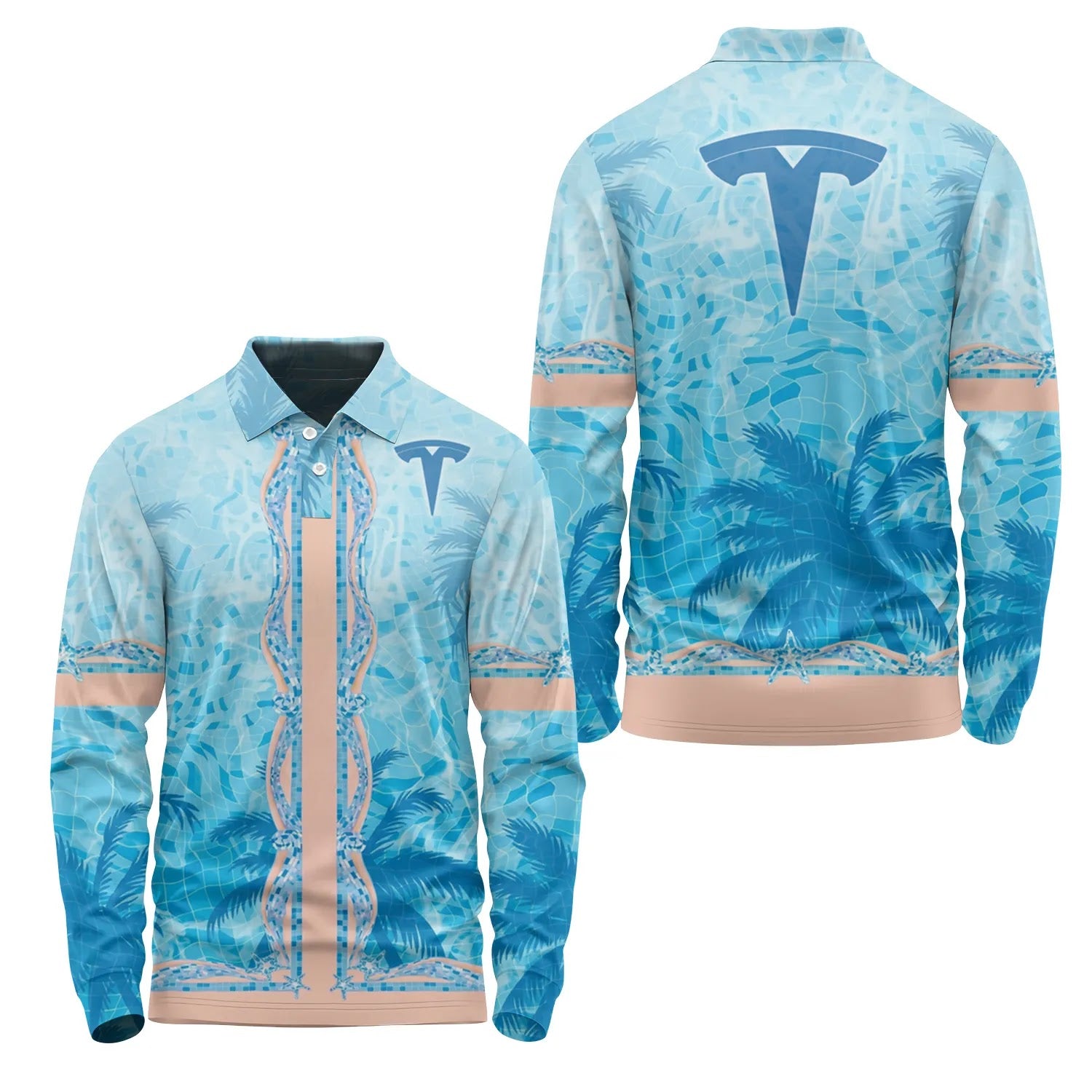 Tesla Long Sleeve Polo SHW026