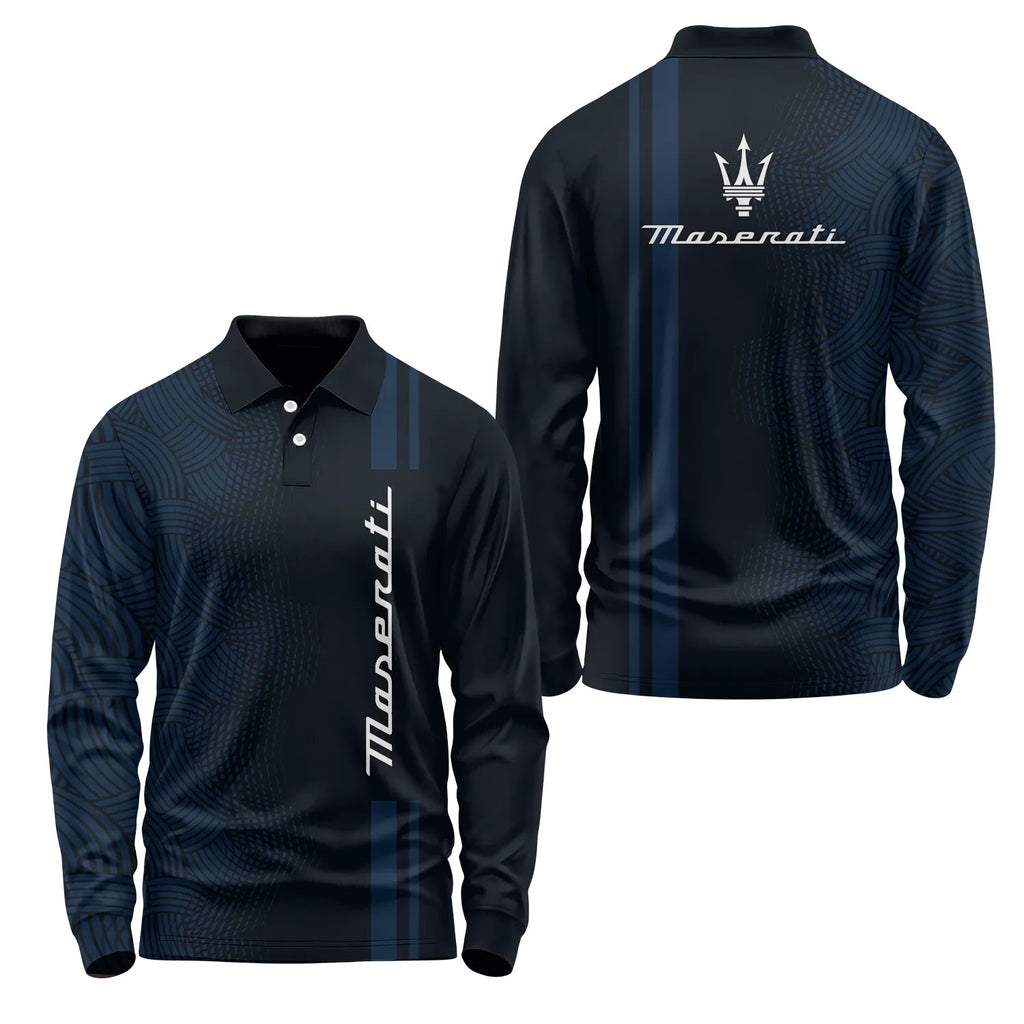 Maserati Long Sleeve Polo SC084