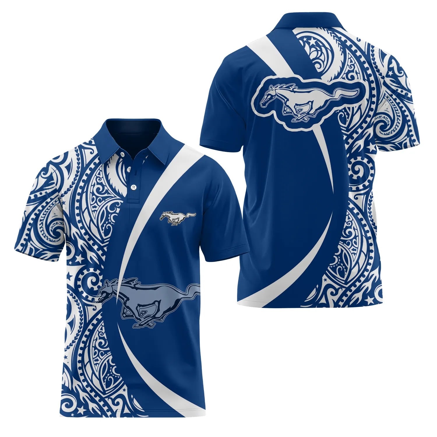 Ford Mustang Short Sleeve Polo SHW072
