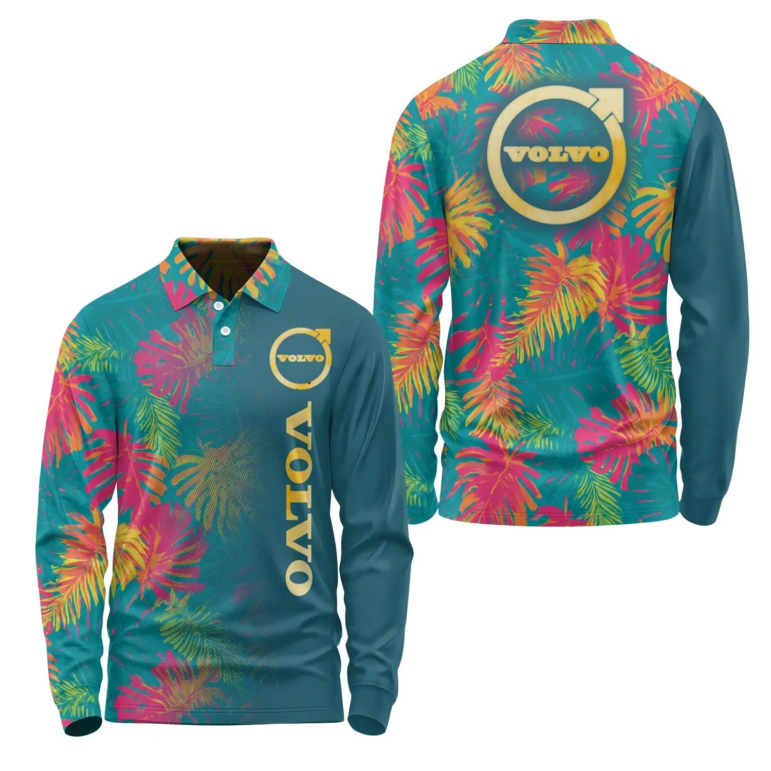Volvo Long Sleeve Polo SHW059