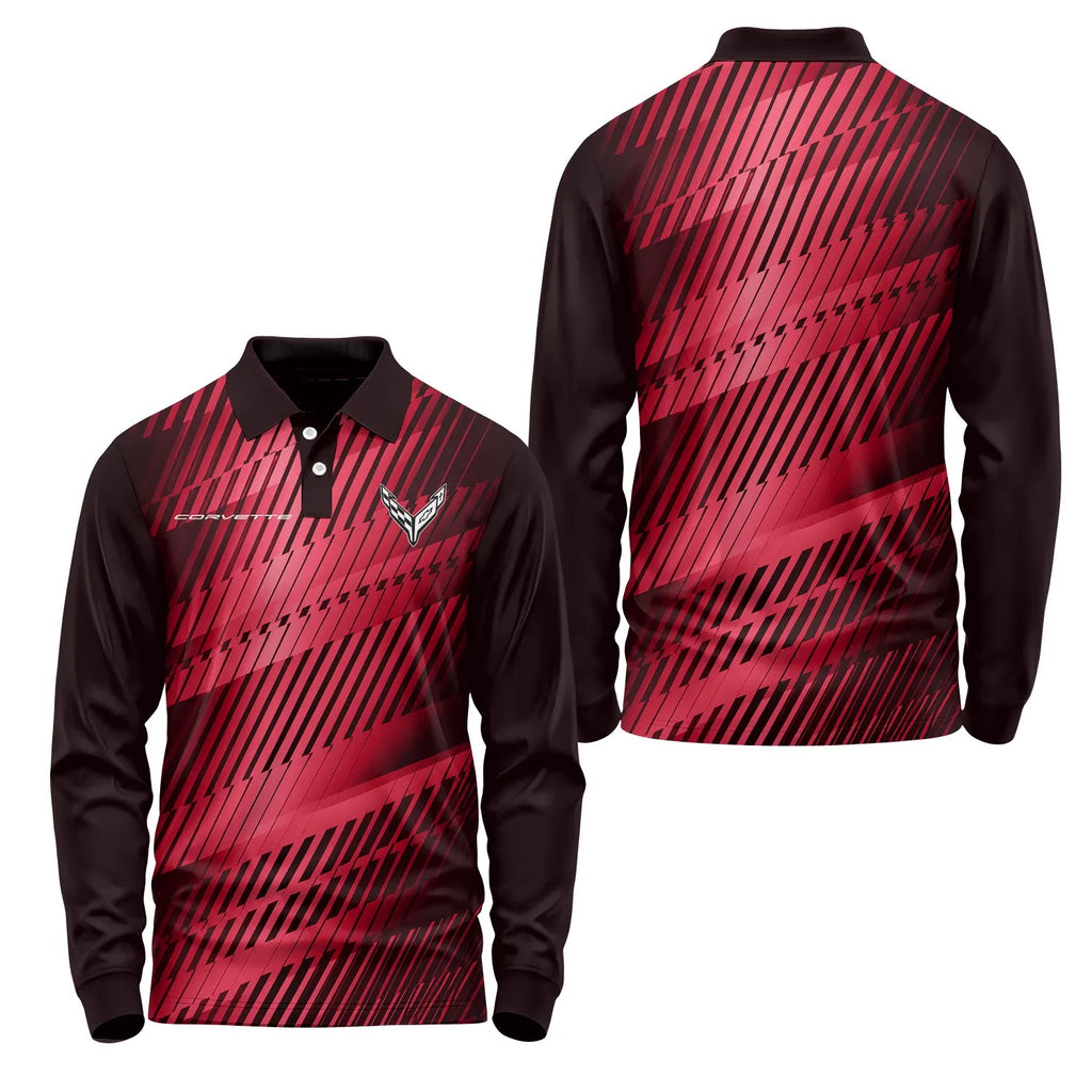 Corvette Long Sleeve Polo SC118