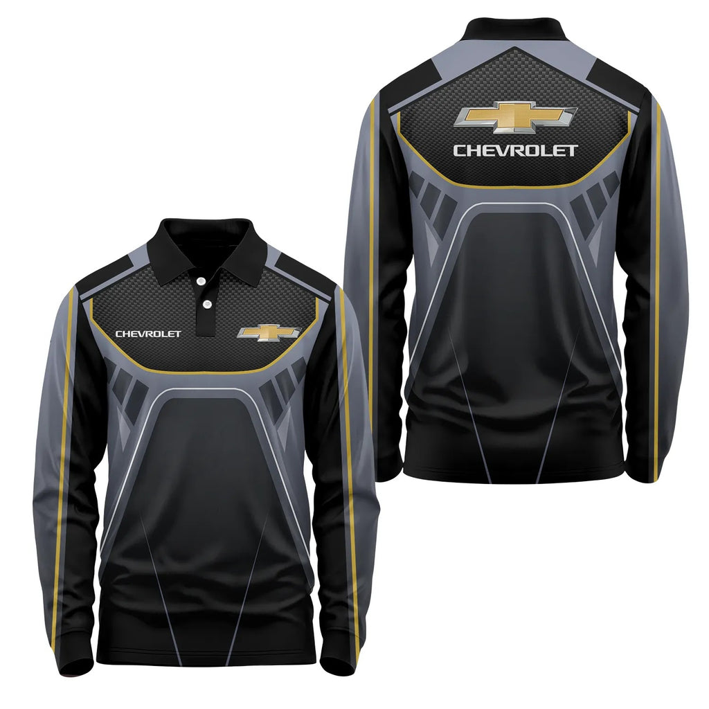 Chevrolet Long Sleeve Polo SC088